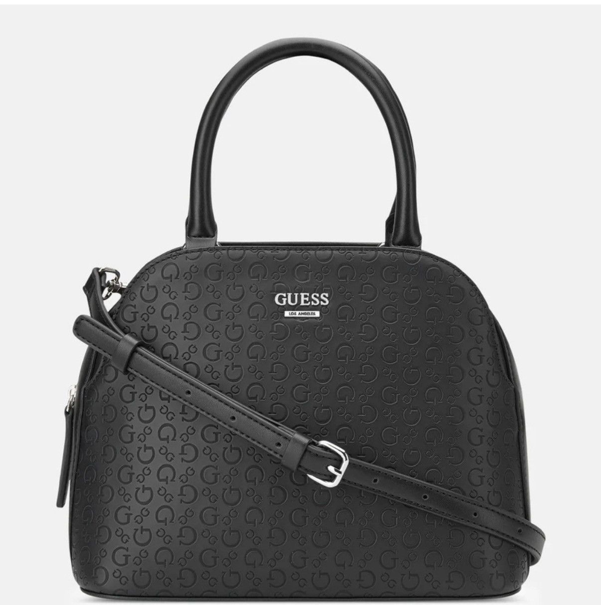 Guess Guess Kamri Mini Dome Satchel black logo pattern Size ONE SIZE - 1 Thumbnail