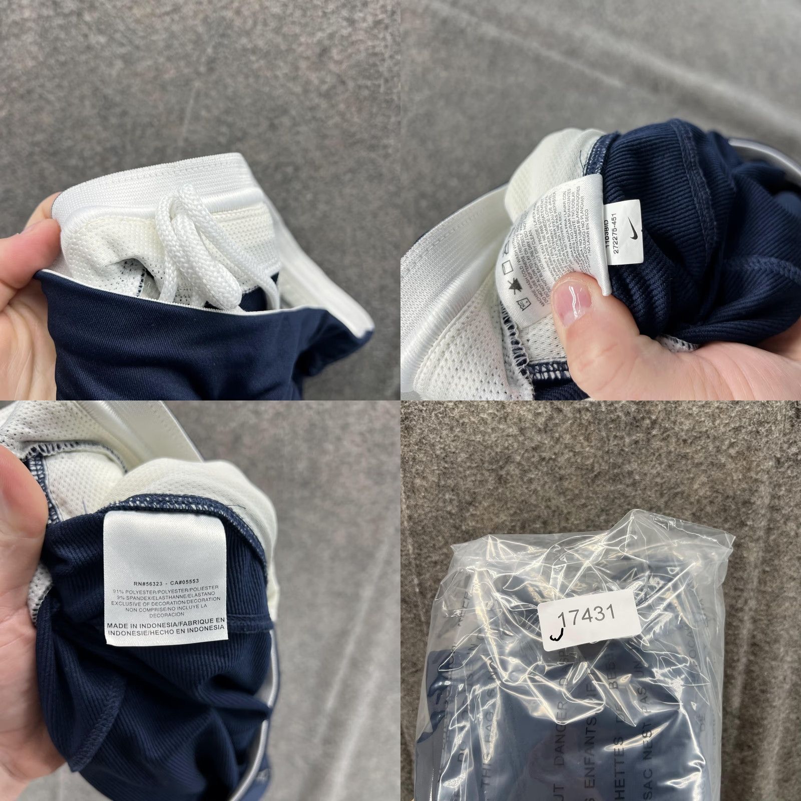 Nike Nike Sweatpants Women Medium Blue Navy Training Outdoors Running Swoosh Vintage Size 32" / US 10 / IT 46 - 9 Thumbnail