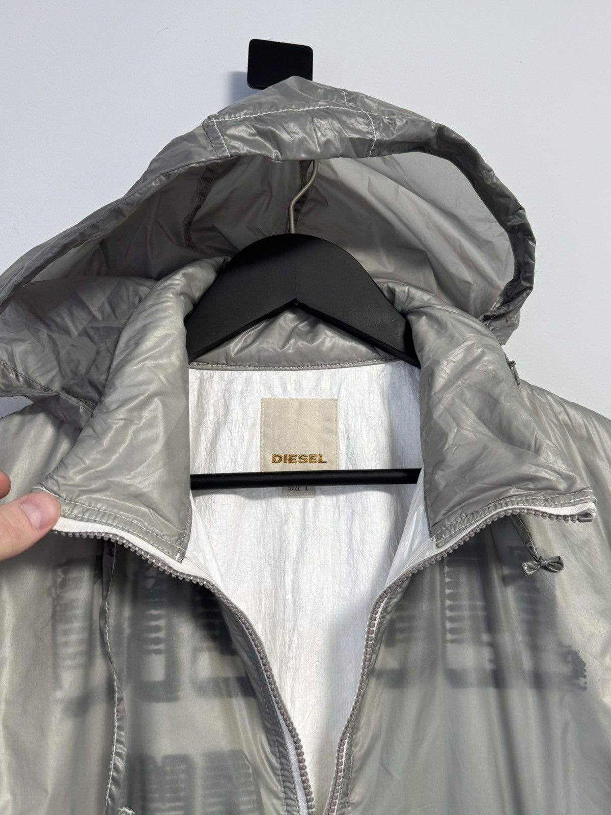 Diesel Diesel Vintage Jacket Y2K Style Hype Nylon Size US L / EU 52-54 / 3 - 12 Thumbnail