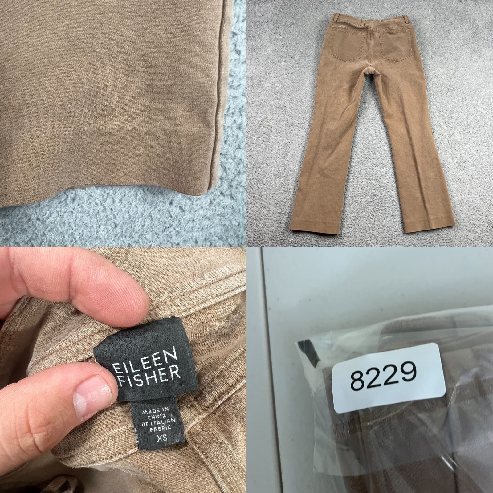 Eileen Fisher EILEEN FISHER Women’s Dress Pants Brown Classic Fit Size L 28" Inseam Hemmed Size 36" / US 14 / IT 50 - 8 Thumbnail