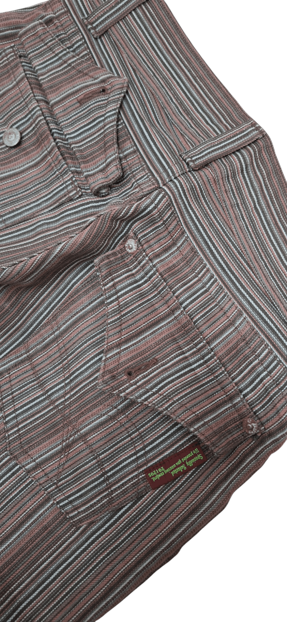20471120 × 5351 POUR LES HOMMES × Japanese Brand Vintage 291295 Homme Pinstripe Baggy Pants Size US 32 / EU 48 - 14 Thumbnail