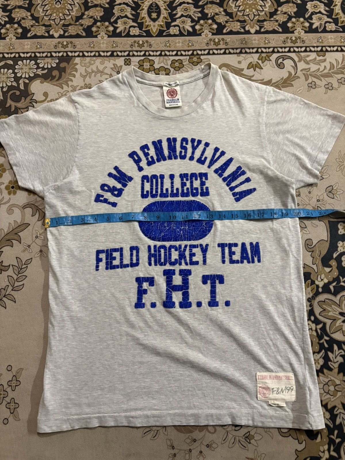 Franklin & Marshall FRANKLIN & MARSALL Spellout Tee Size US M / EU 48-50 / 2 - 10 Thumbnail