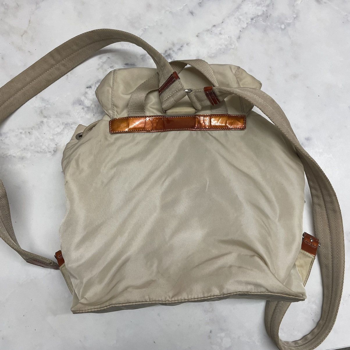 Prada Prada vintage nylon draw string rucksack Size ONE SIZE - 14 Thumbnail