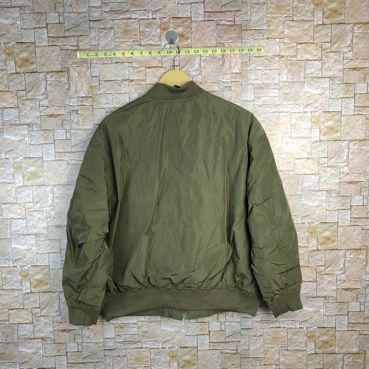 Japanese Brand Japan vintage Green Bombers Jacket #A566 Size US M / EU 48-50 / 2 - 13 Thumbnail