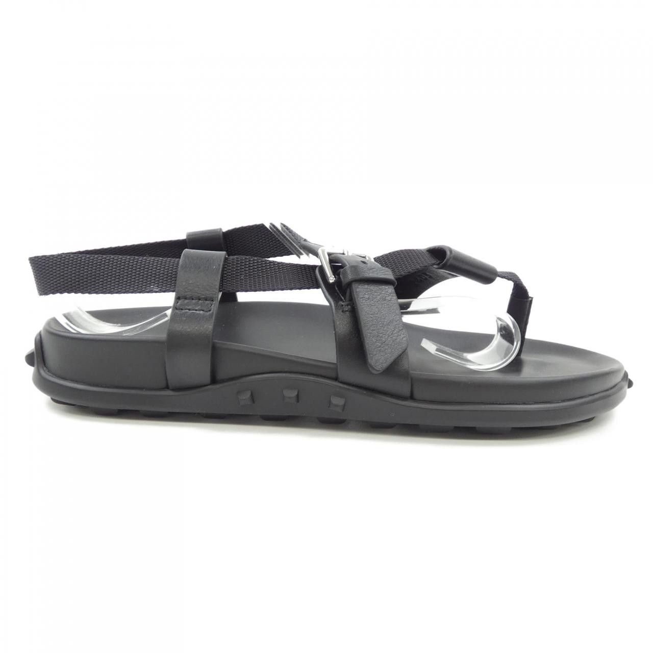 Hermes Hermes Hermès 241235Z Ribbon Calfskin Sandals 36.5 Leather Shoes DUTY FREE for USA Size ONE SIZE - 1 Thumbnail