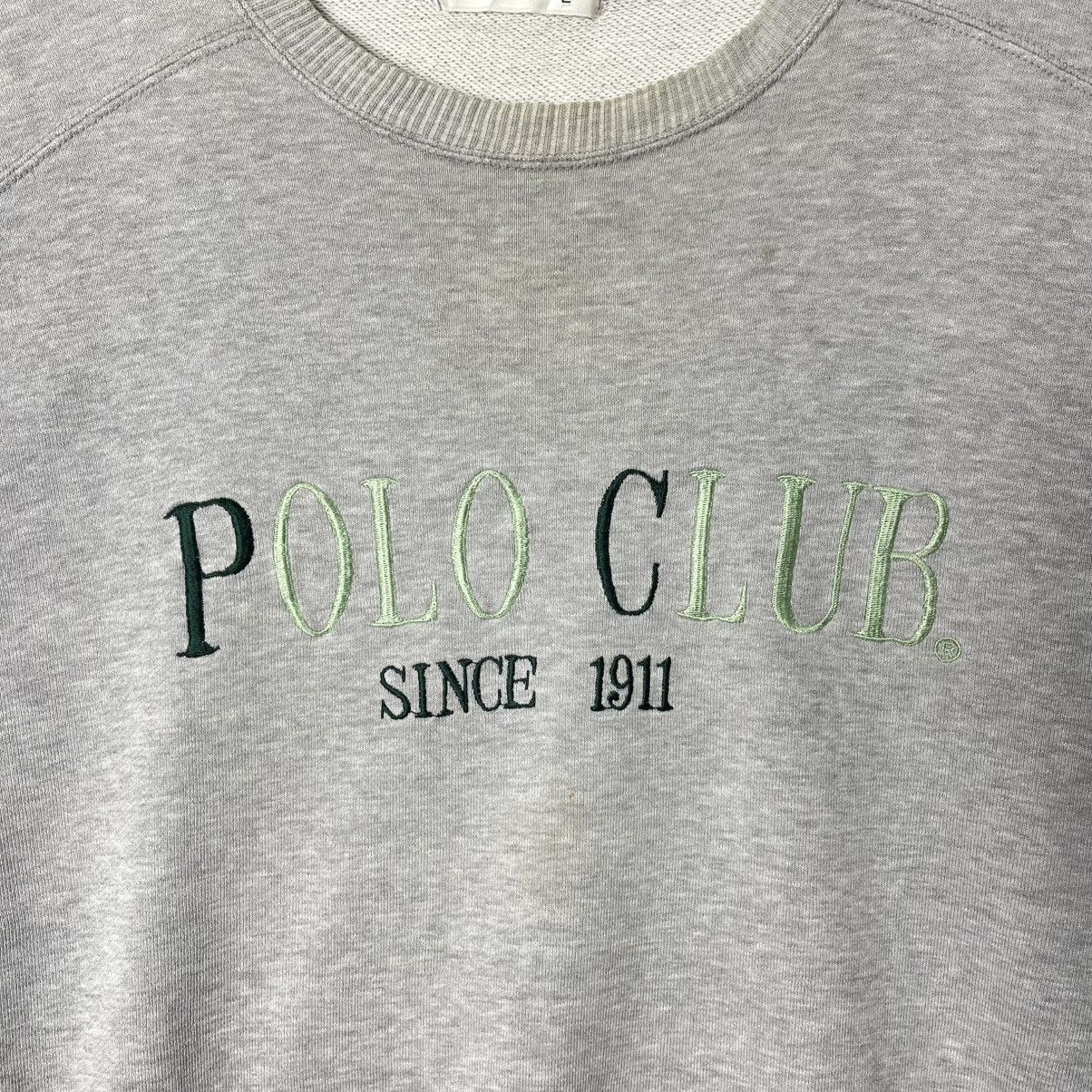 Vintage Vintage Polo Club Embroidered Sweatshirt Size US L / EU 52-54 / 3 - 3 Thumbnail