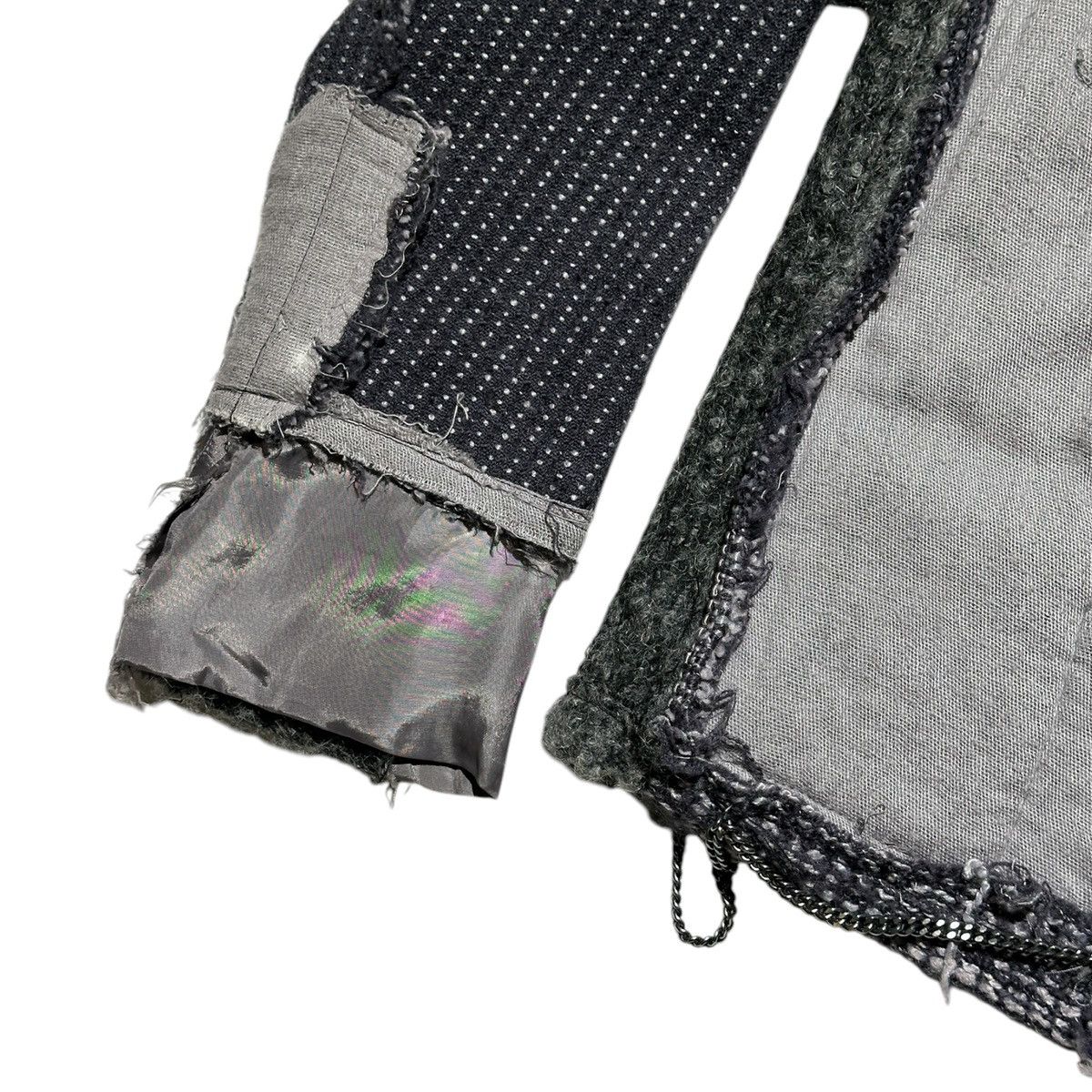 Maison Margiela 2004 artisanal tweed deconstructed chanel jacket Size US M / EU 48-50 / 2 - 4 Thumbnail