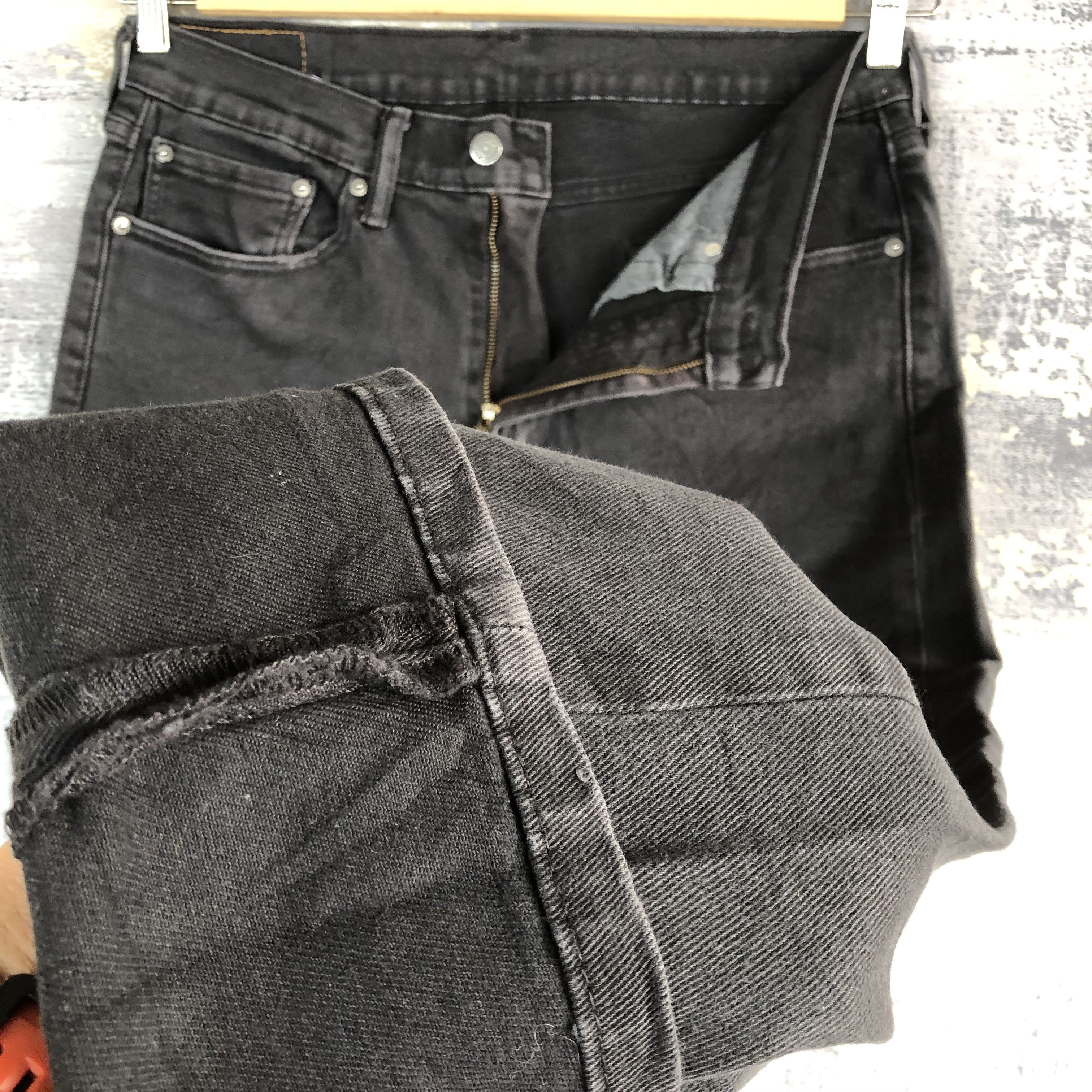 Levi's Vintage Y2K Levis Faded Black Jeans Levi's Light Wash Denim Size US 32 / EU 48 - 8 Thumbnail