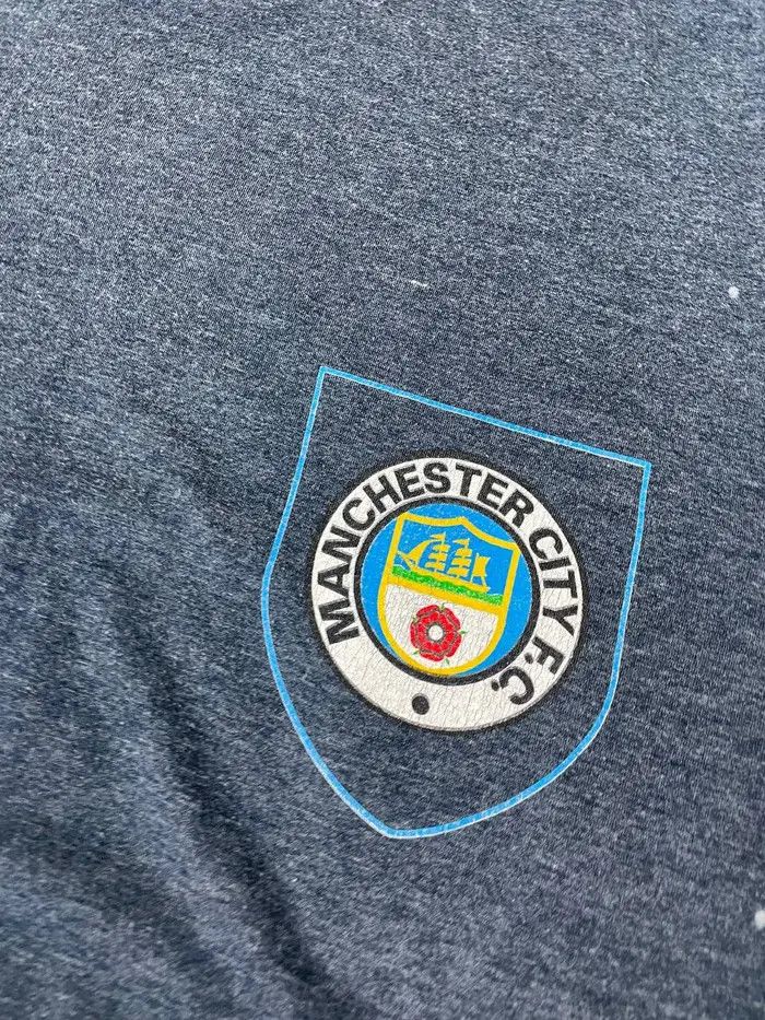 Umbro Vintage Umbro Manchester City Cotton T-Shirt 90s Size US S / EU 44-46 / 1 - 4 Thumbnail