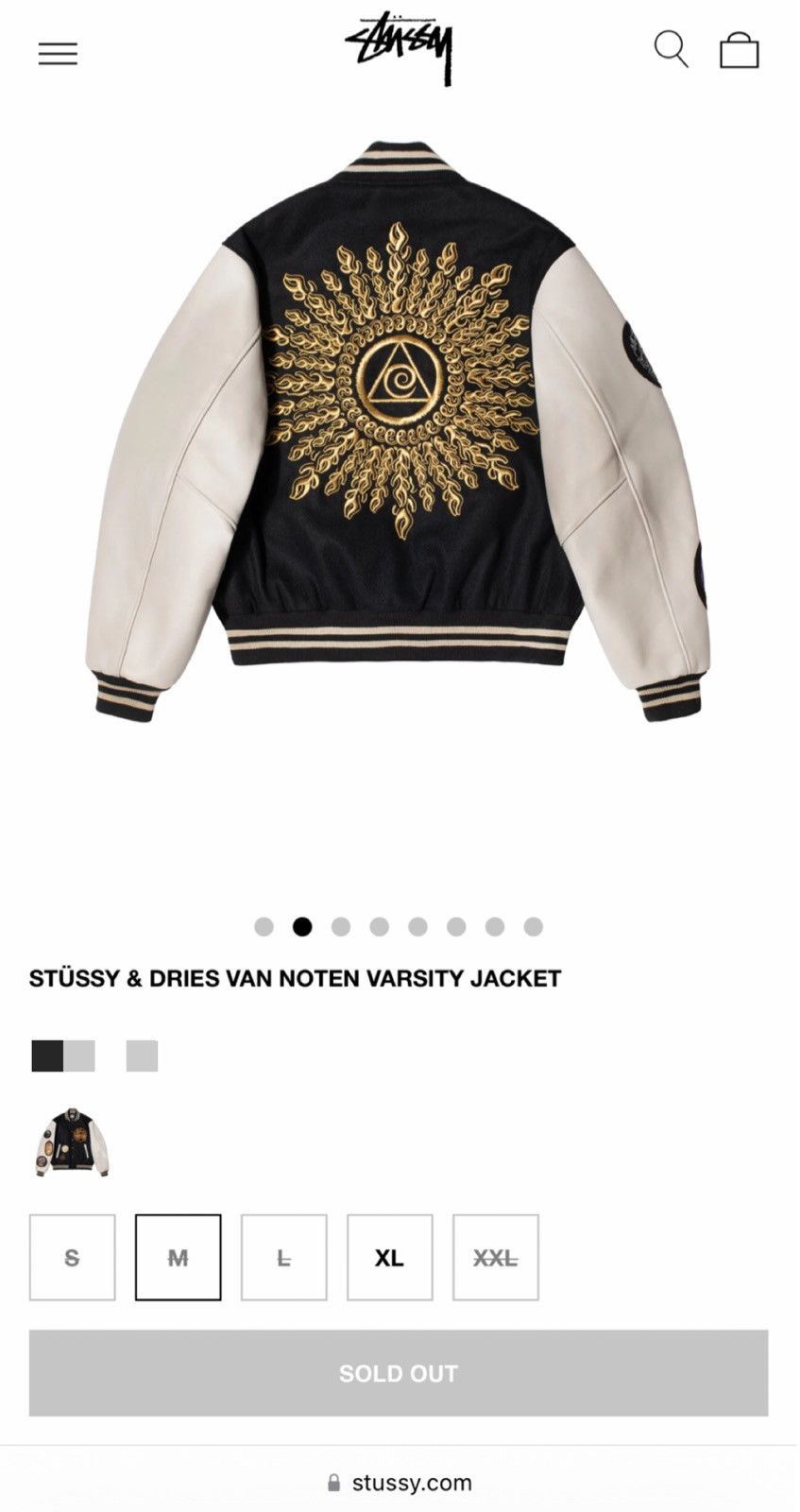 Stussy & Dries Van Noten Varsity Jacket