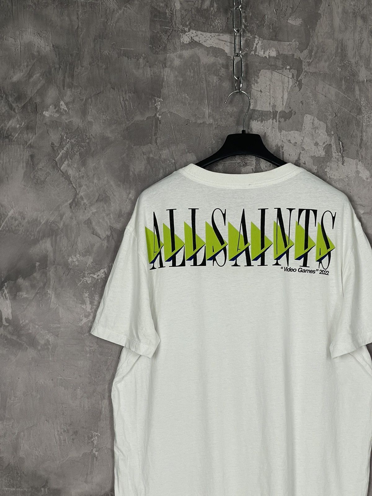 Allsaints ALLSAINTS T-shirt Big LOGO Y2K “Video Games” Streetwear Size US M / EU 48-50 / 2 - 4 Thumbnail