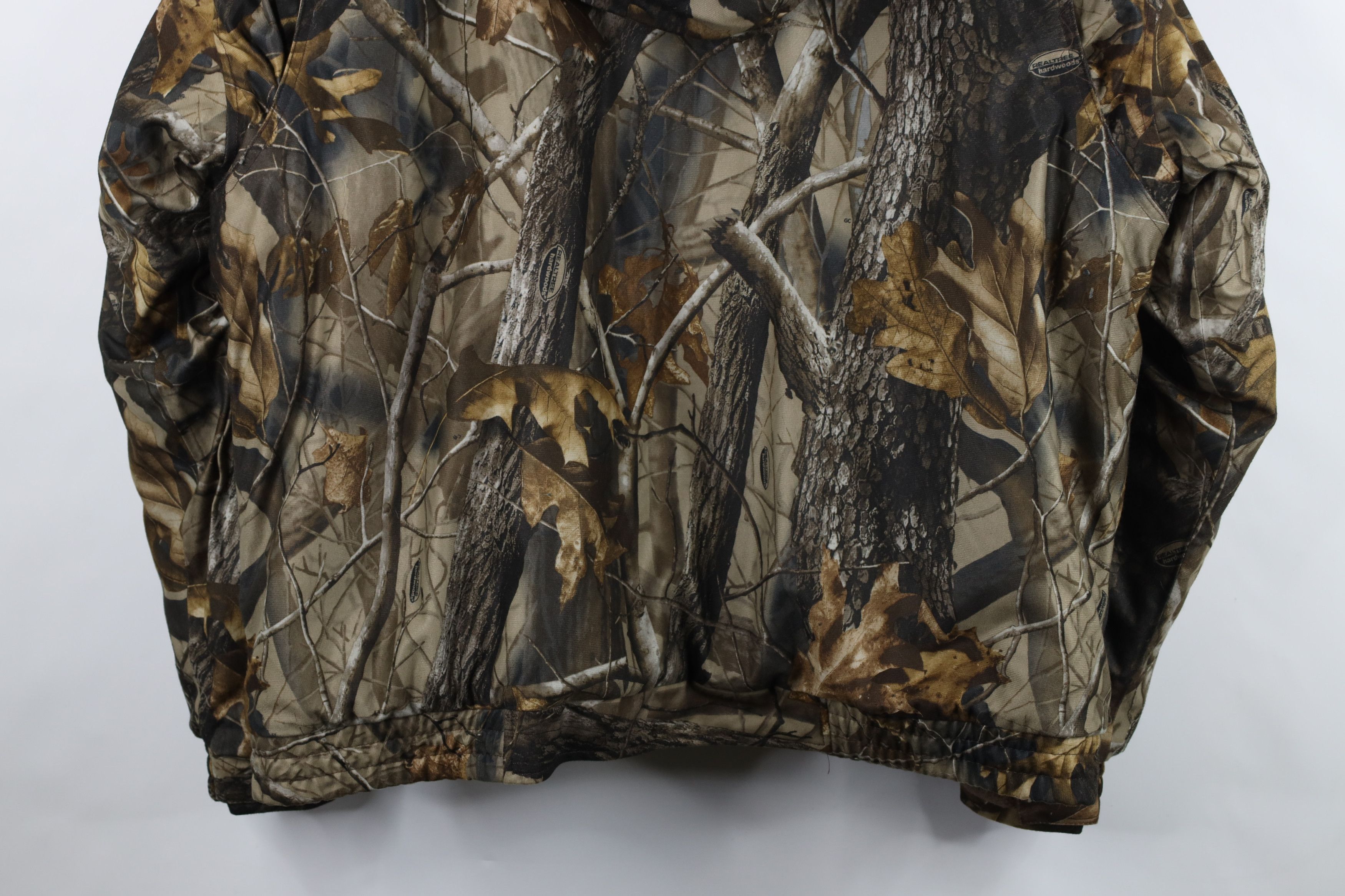 Vintage Vintage Streetwear Cloth Realtree Camouflage Hooded Jacket Size US XXL / EU 58 / 5 - 14 Thumbnail