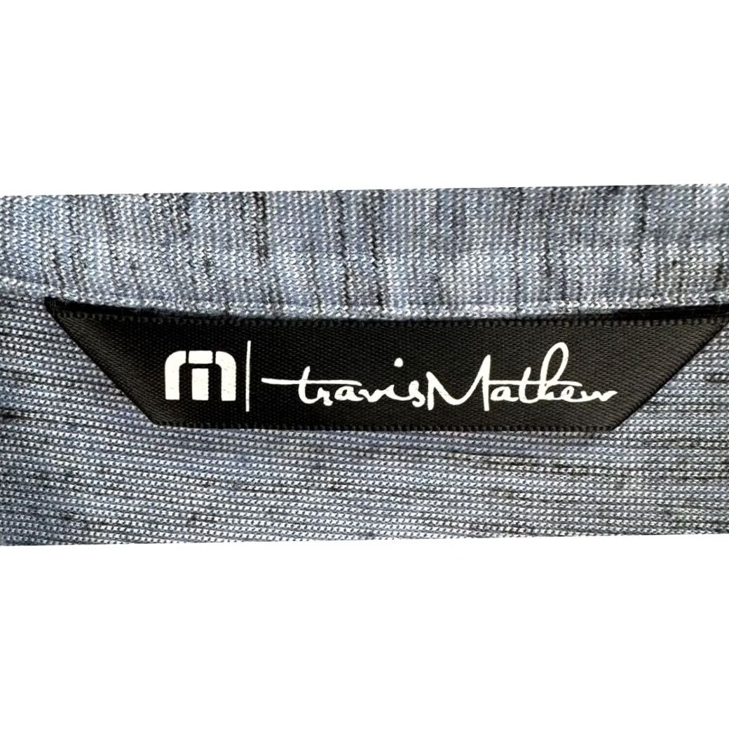TravisMathew Travis Mathew Polo Shirt Mens L Blue Golf Rugby Athletic Short Sleeve EUC Size US L / EU 52-54 / 3 - 3 Thumbnail