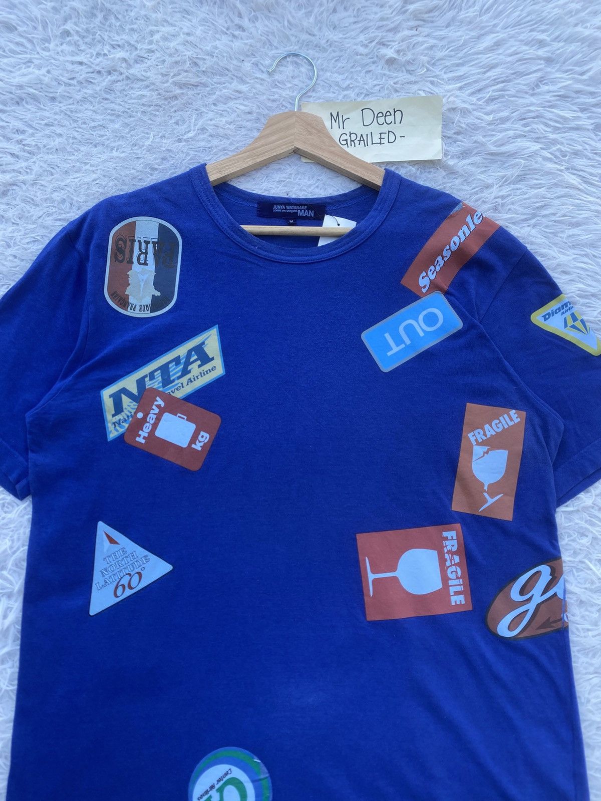 Comme des Garcons Rare SS09 Junya Watanabe Comme Des Garcons MAN Tshirt Size US M / EU 48-50 / 2 - 1 Thumbnail