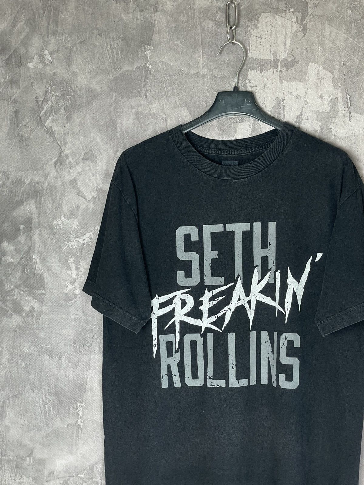 Band Tees × Vintage × WWE Mens WWE Seth Freakin' Rollins T Shirt Black Size M Medium Size US M / EU 48-50 / 2 - 5 Thumbnail