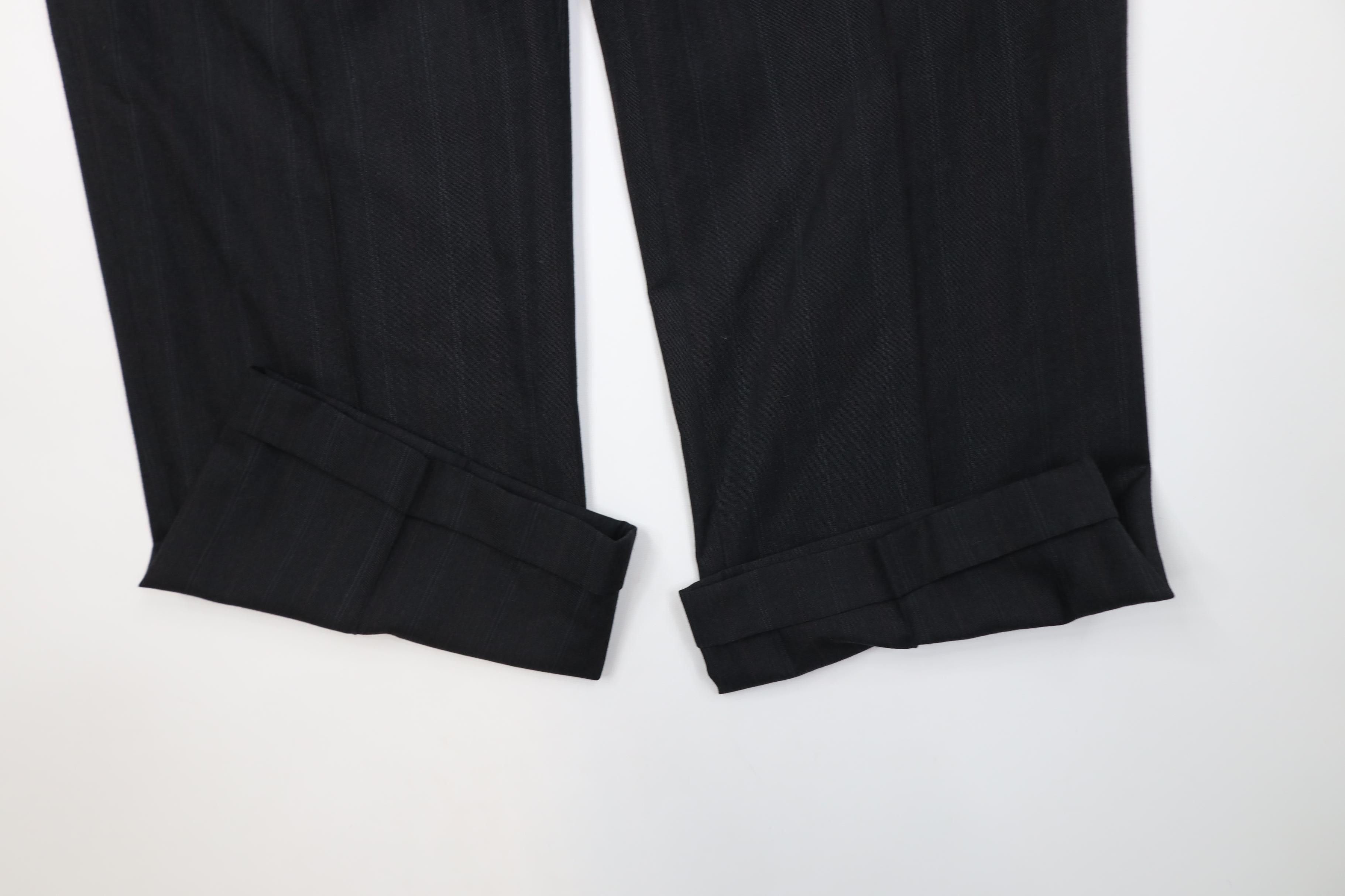 Vintage Vintage 70s Streetwear Knit Striped Wide Leg Chino Pants USA Size US 40 / EU 56 - 5 Thumbnail