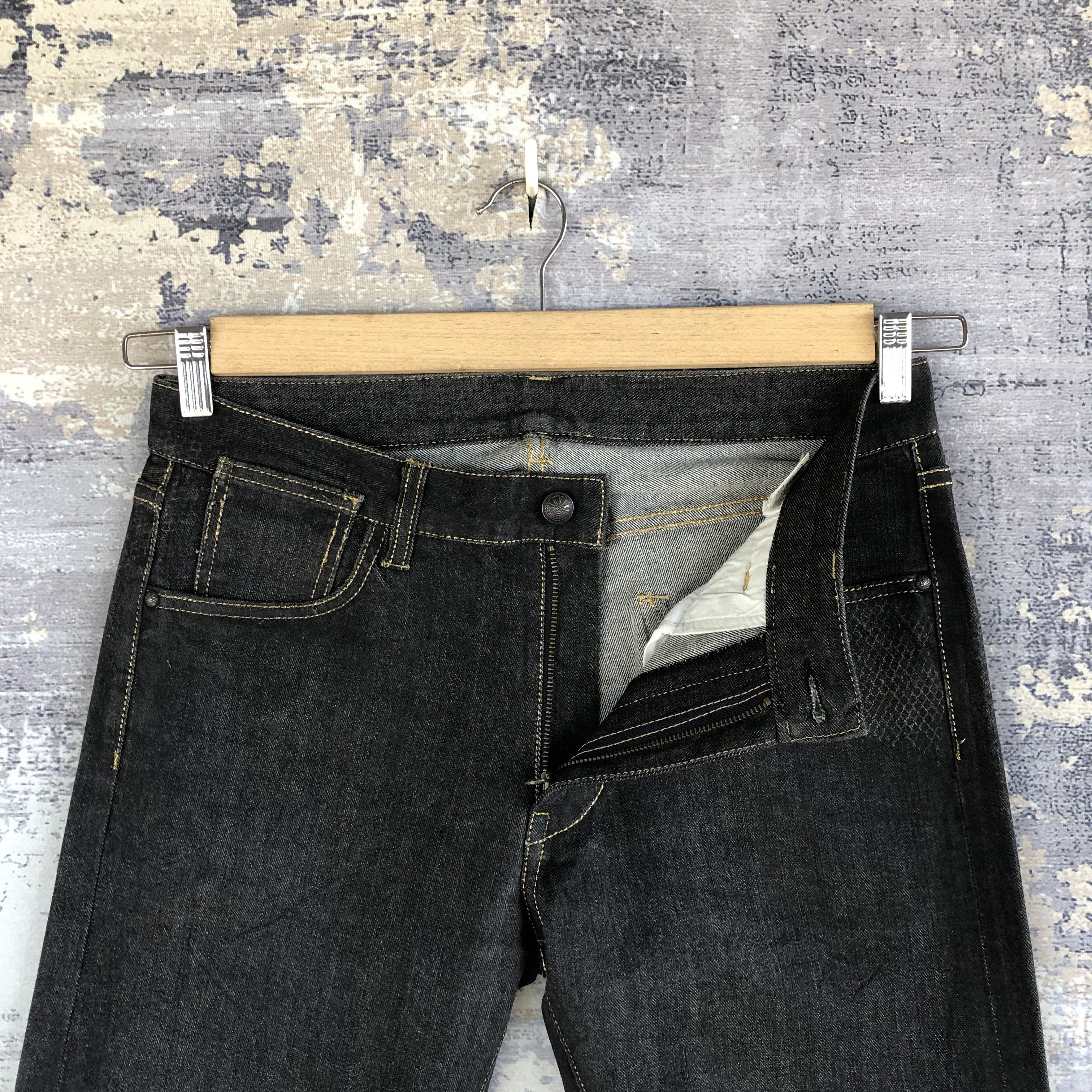 Japanese Brand Vintage Y2K 291295 Homme Jeans 291295 Homme Straight Denim Size US 32 / EU 48 - 6 Thumbnail