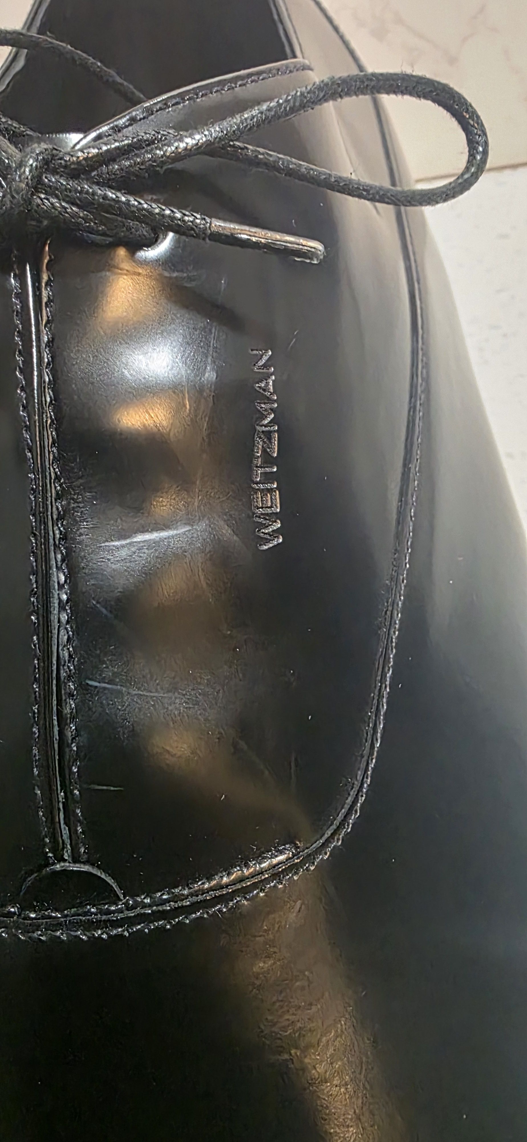Stuart Weitzman Stuart Weitzman Royce Runway Wingtip leather derby Sz 14 Size US 14 / EU 47 - 5 Thumbnail