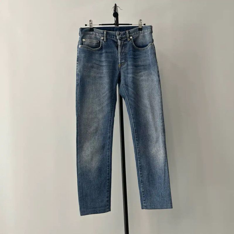 Dior Dior Blue Cotton Men's Casual Pants 0089 Size US 26 / EU 42 - 1 Thumbnail