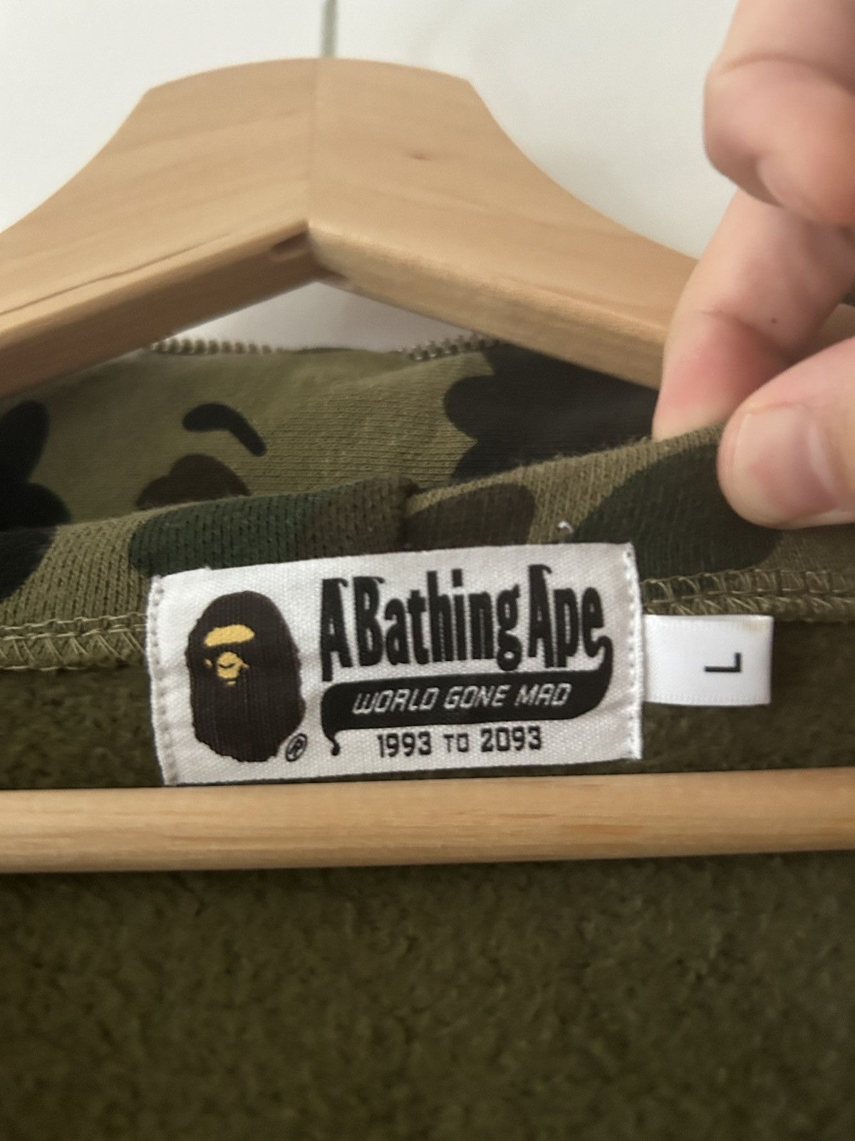 Bape A Bathing Ape BAPE Plain Zipper Size US L / EU 52-54 / 3 - 3 Thumbnail