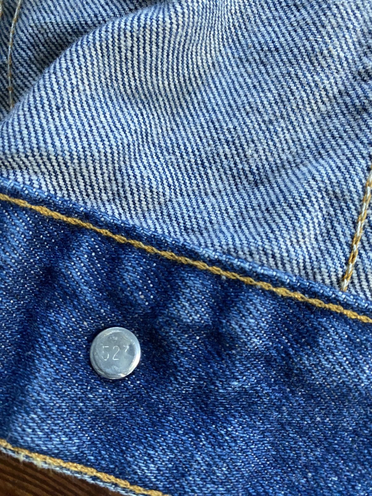 Levi's Vintage 80’s Levi’s Denim Trucker Jean Jacket Short Size US M / EU 48-50 / 2 - 15 Thumbnail