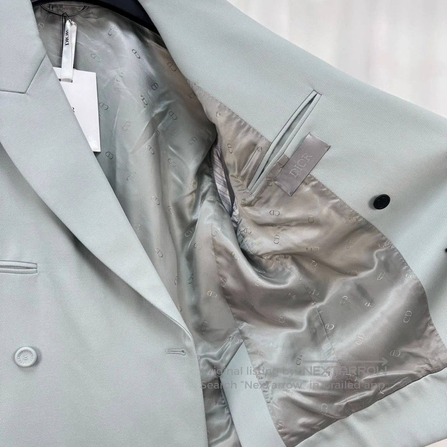 Dior Dior Wool Peak Lapel Suit Jacket. Size US L / EU 52-54 / 3 - 5 Thumbnail