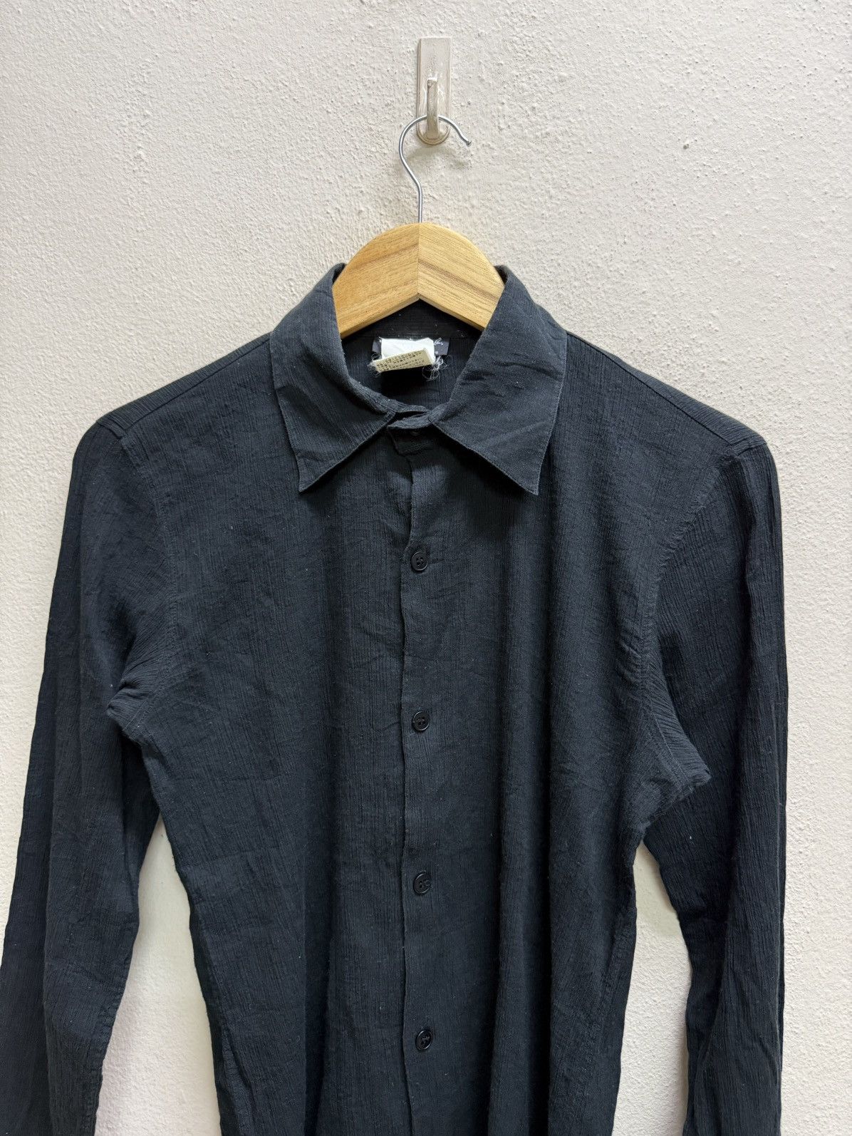 agnes b. Agnes B. Made in France Linen Button Up Plates Shirt Size XS / US 0-2 / IT 36-38 - 16 Thumbnail