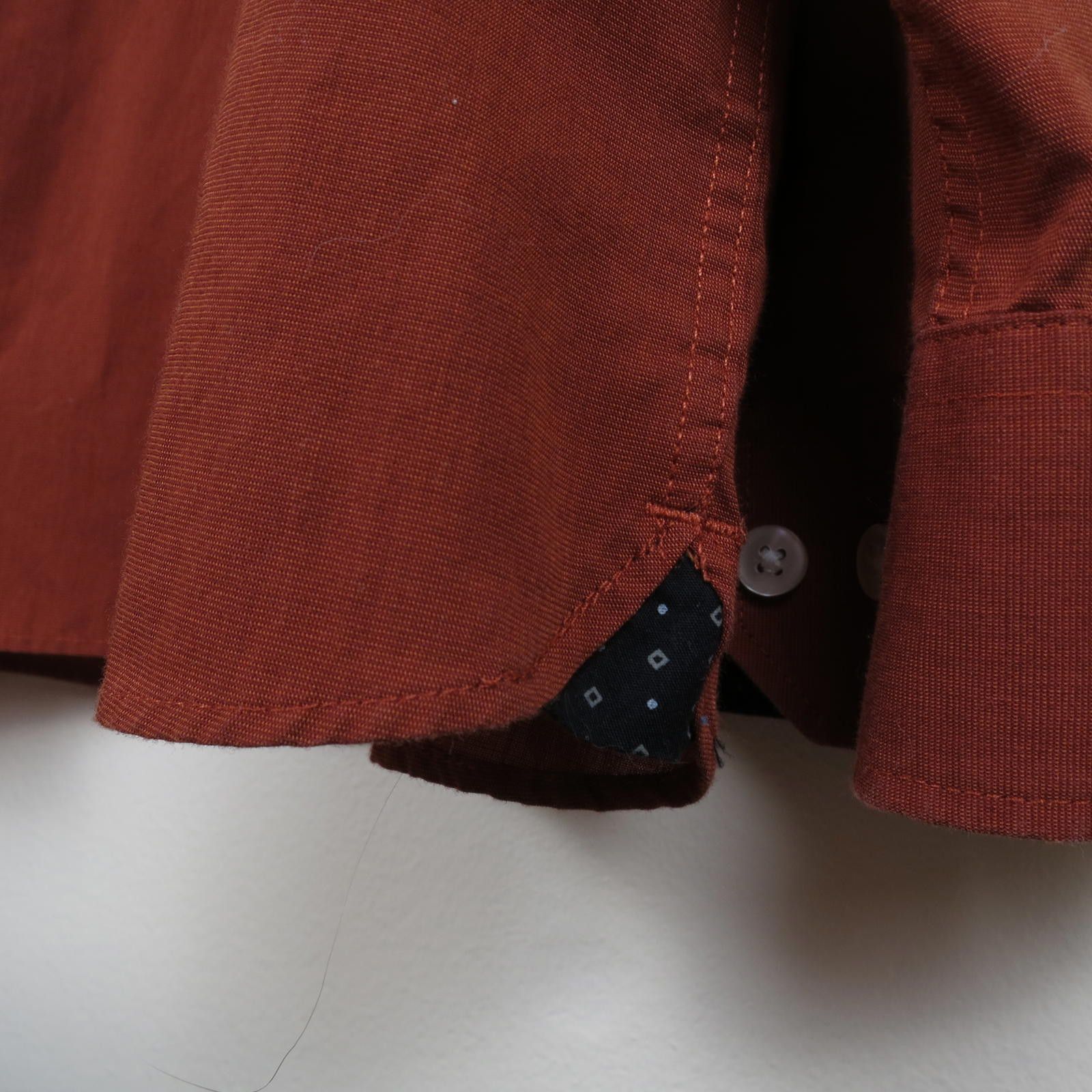 Other Geoffrey Beene Men's Rust Button-Down Shirt Size 48R - 4 Thumbnail