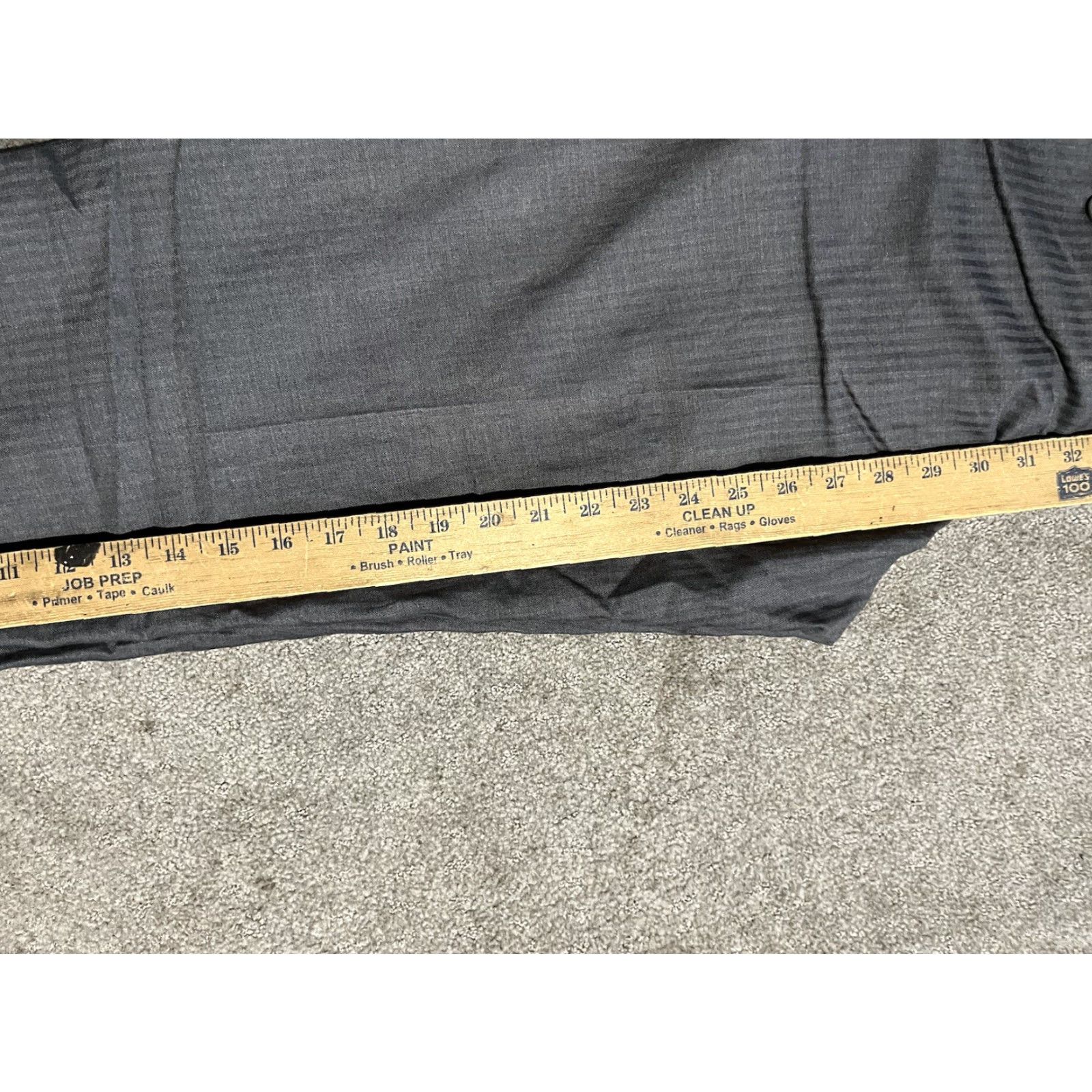 Vintage Louis Philippe Pants Mens 36X27 Dress Slacks Modern Polyester Gray Slim Straight Flat Front Business Formal Workwear Vintage No Size US 36 / EU 52 - 8 Thumbnail