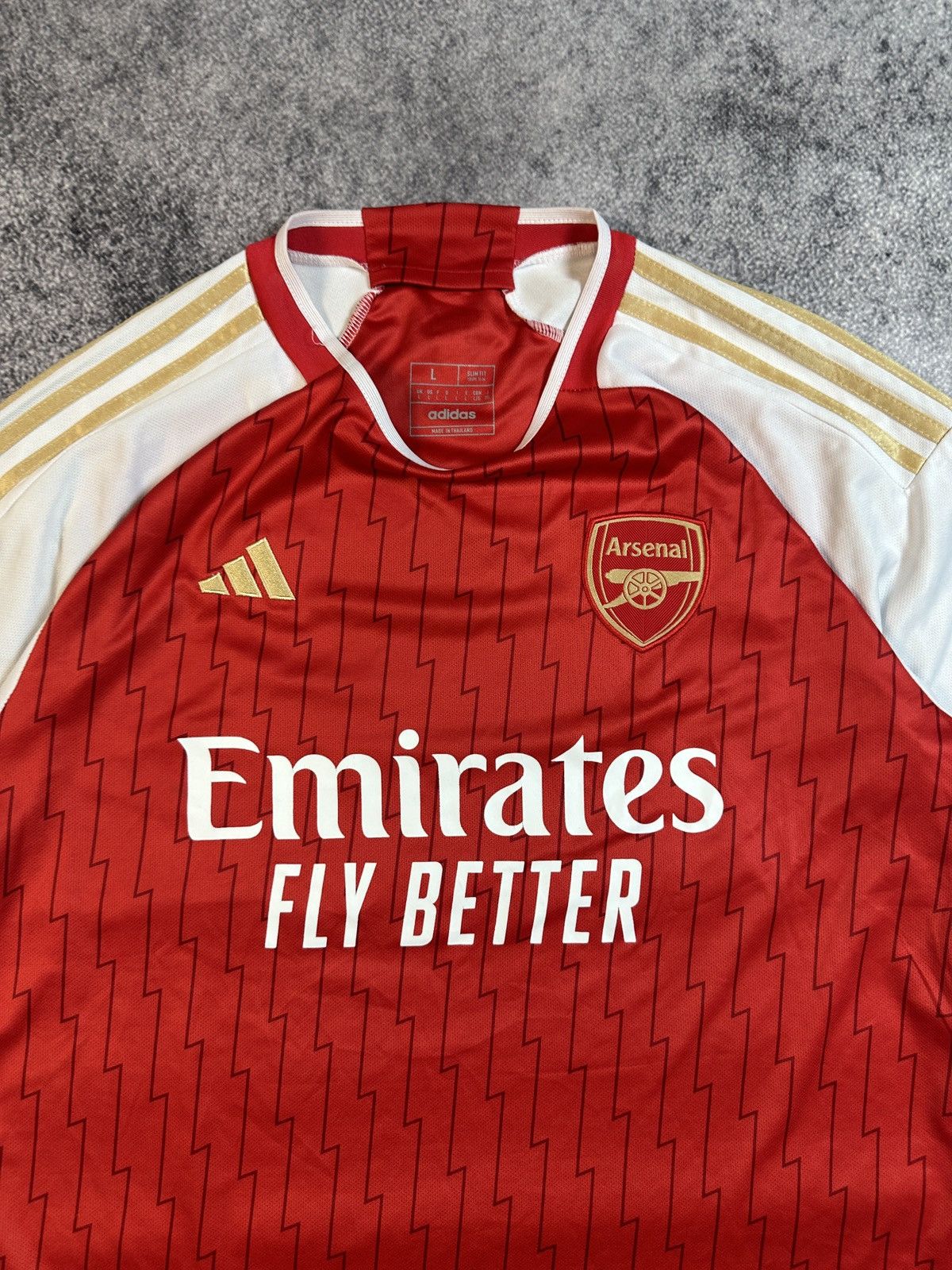 Adidas Adidas Arsenal Soccer Jersey Style Blokecore Rare Casual L Size US L / EU 52-54 / 3 - 2 Thumbnail