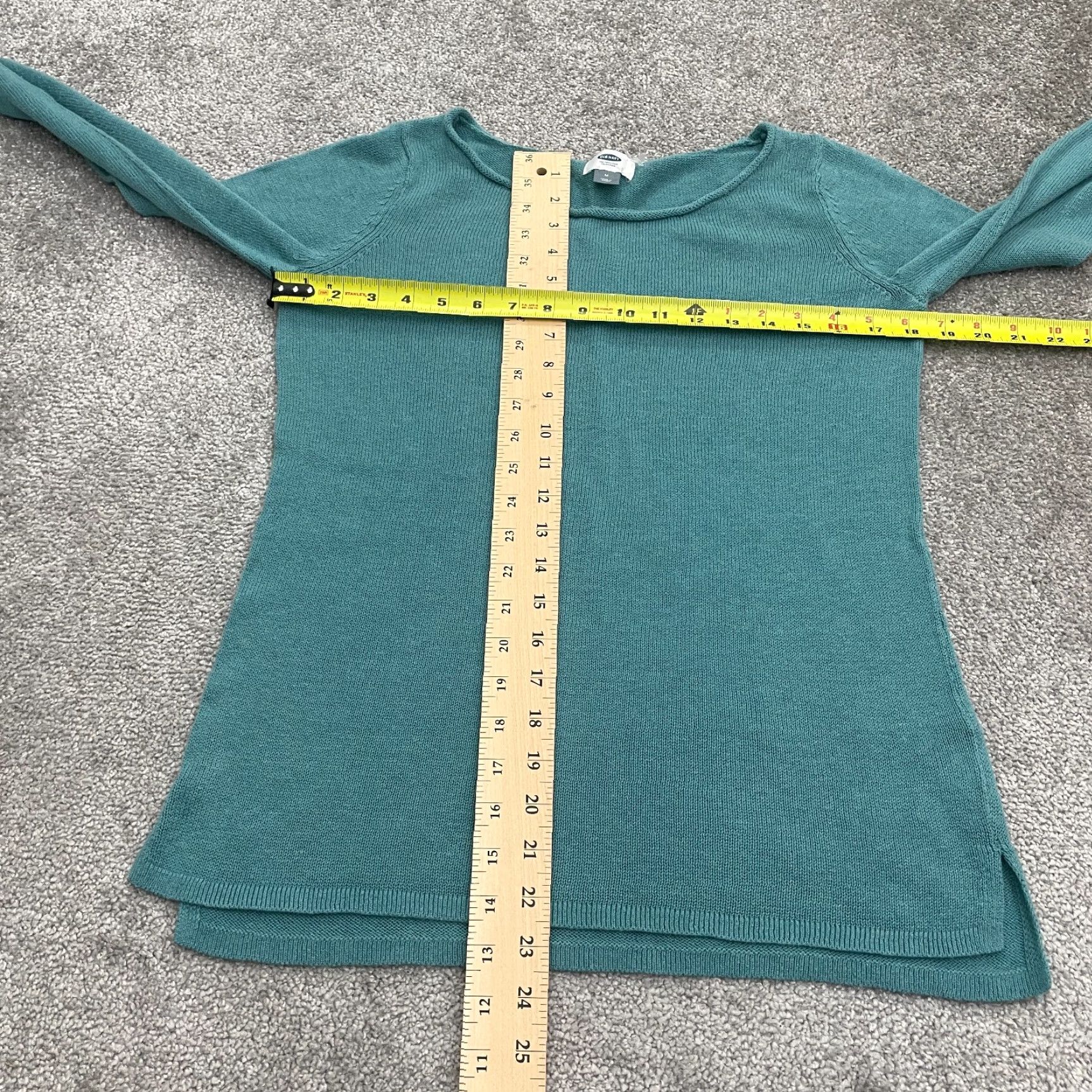 Old Navy Old Navy Sweater Shirt Women Medium Green Round Neck Lightweight Cotton Blend Knit Pullover Casual Seasonal 90s Designer? No, not 90s. Hold. Size M / US 6-8 / IT 42-44 - 7 Thumbnail