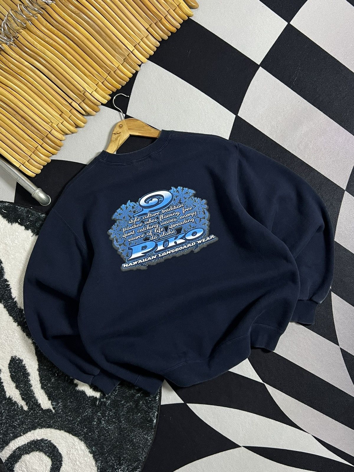 Other VINTAGE 90’s PIKO SURF BACKHIT CREWNECK SWEATSHIRT Size US L / EU 52-54 / 3 - 2 Thumbnail