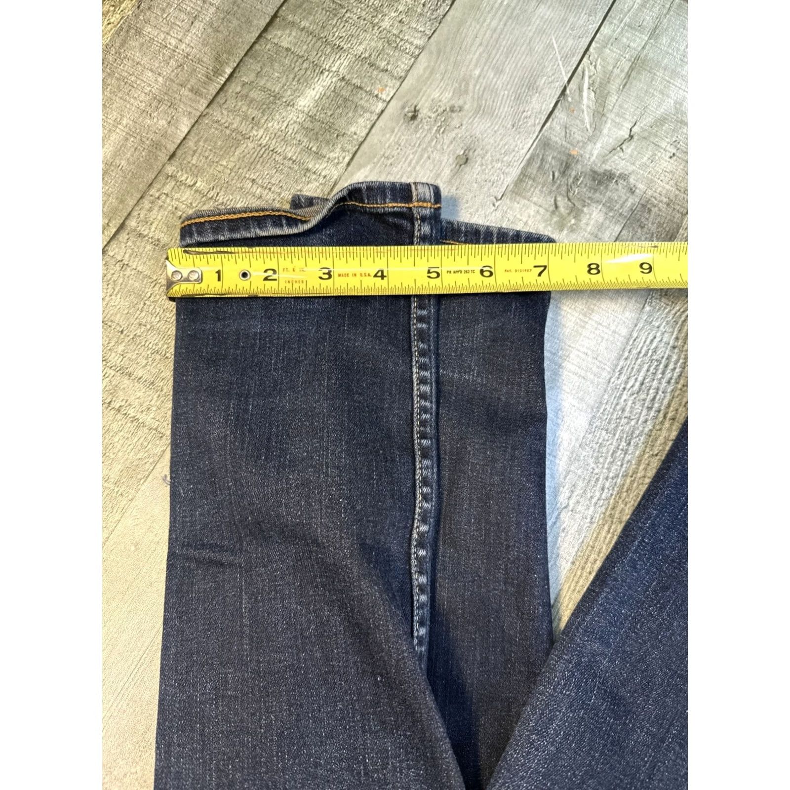Rag & Bone rag & bone Jeans Mens 28x34 Blue Denim Skinny Leg Button Fly Pants Size US 28 / EU 44 - 5 Thumbnail