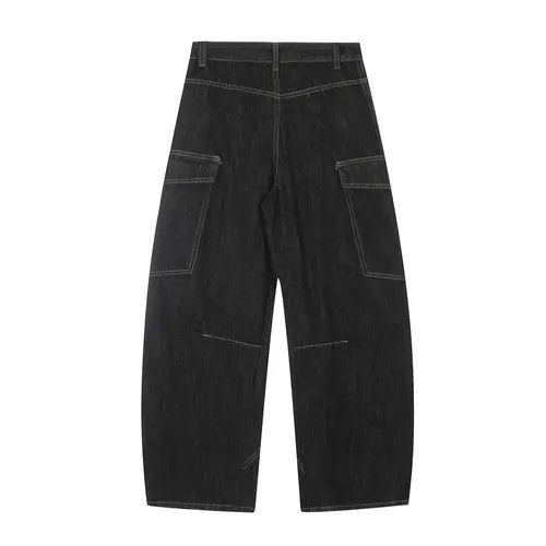 VIBE Men's street loose multi-pocket scimitar jeans y2k Size US 32 / EU 48 - 2 Thumbnail