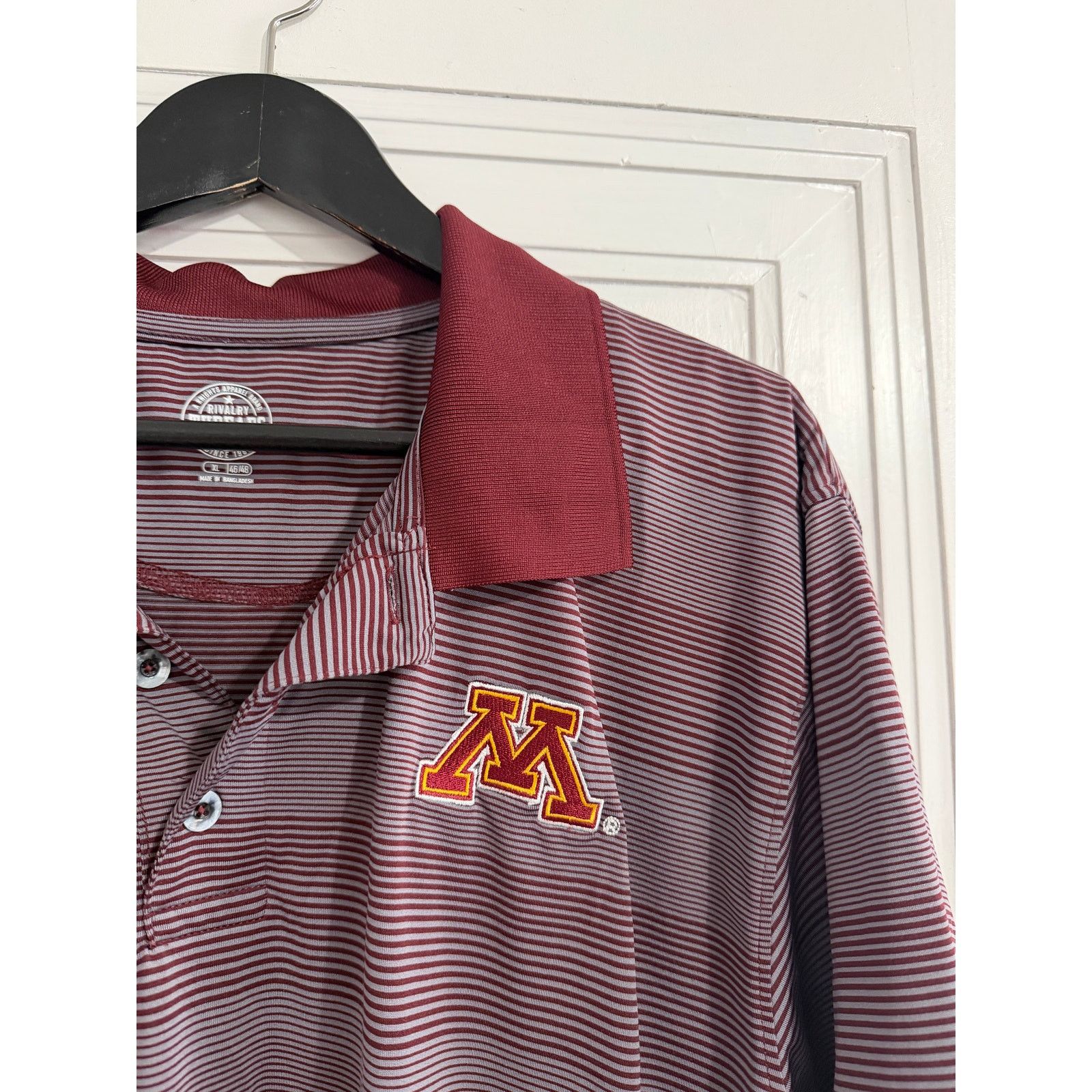 NCAA Minnesota Gophers Stiped Polo Shirt Men's Size XL Size US XL / EU 56 / 4 - 2 Thumbnail