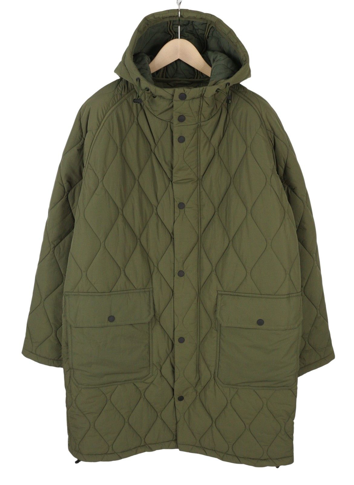 Gant QUILTED LONG XL Racing Green Hooded Jacket 87269 Size US XL / EU 56 / 4 - 4 Thumbnail