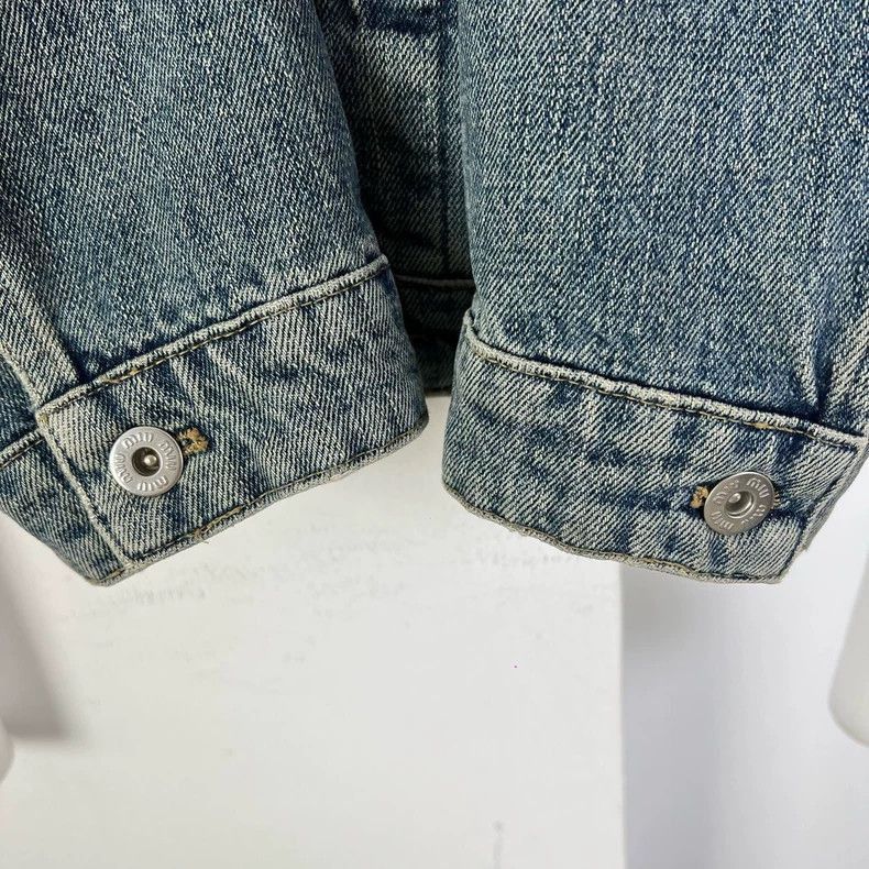 Prada Miumiu Denim Jacket with Lace Collar-2506 Size S / US 4 / IT 40 - 5 Thumbnail