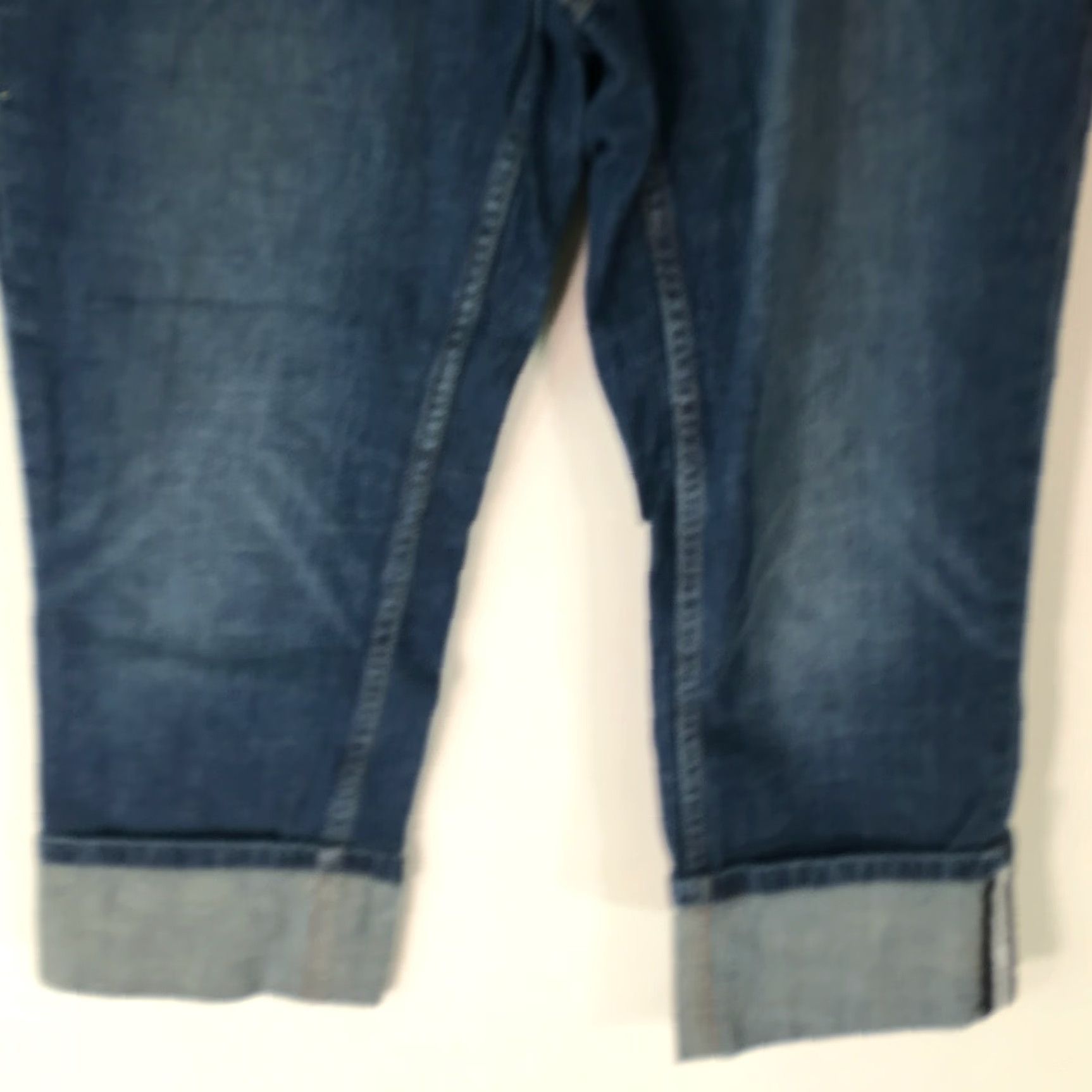 Banana Republic VINTAGE Banana Republic Women's Capri Jeans Size 30/10 Regular Low Rise Blue Stretch Denim 22 Inseam Women's Size 30" / US 8 / IT 44 - 4 Thumbnail