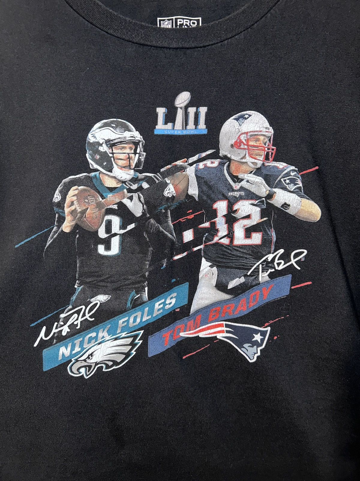 Other EAGLES vs PATRIOTS SUPER BOWL 52 NICK FOLES AND TOM BRADY Size US XL / EU 56 / 4 - 1 Thumbnail