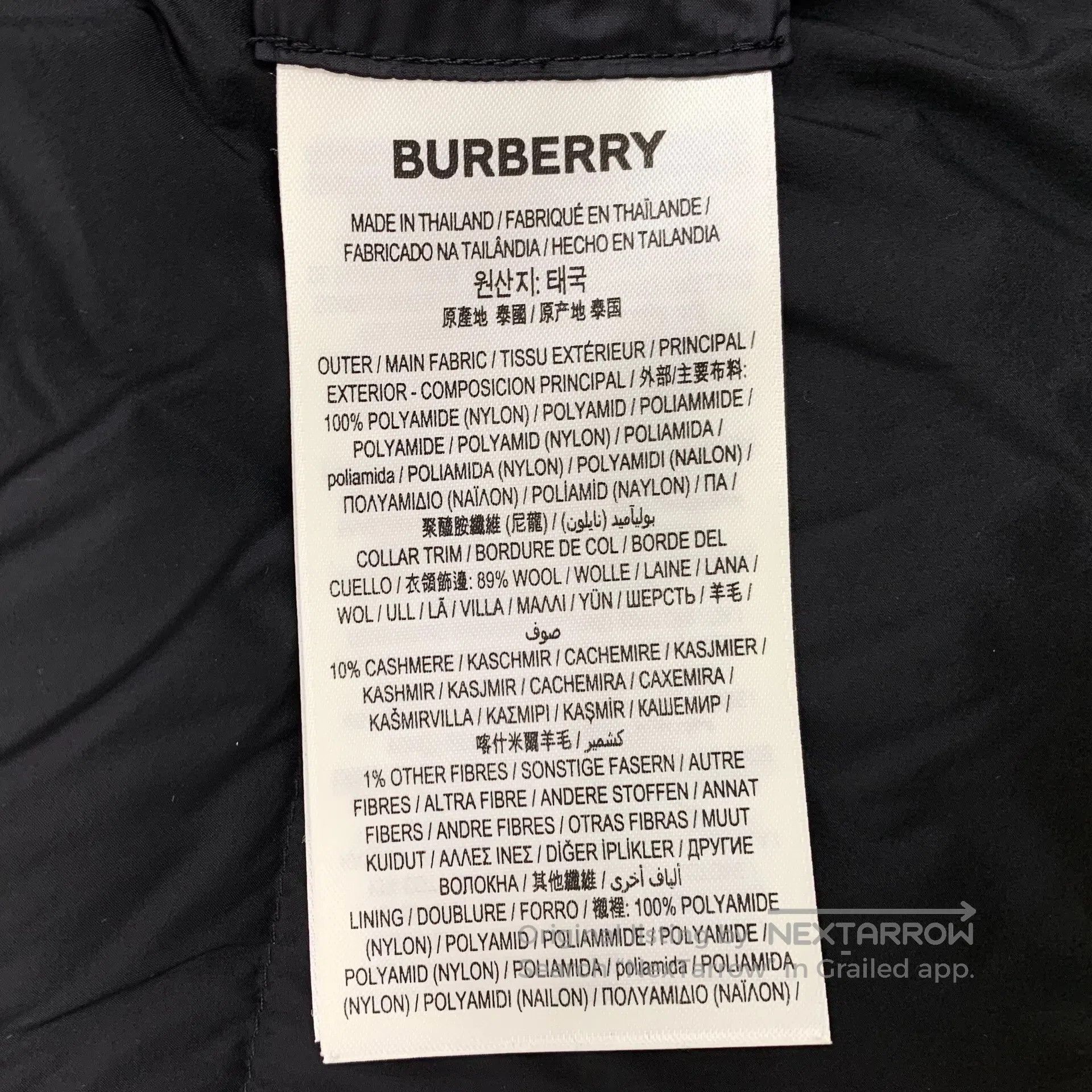 Burberry Burberry Black checkered stand collar zip-up long-sleeve d Size US L / EU 52-54 / 3 - 6 Thumbnail