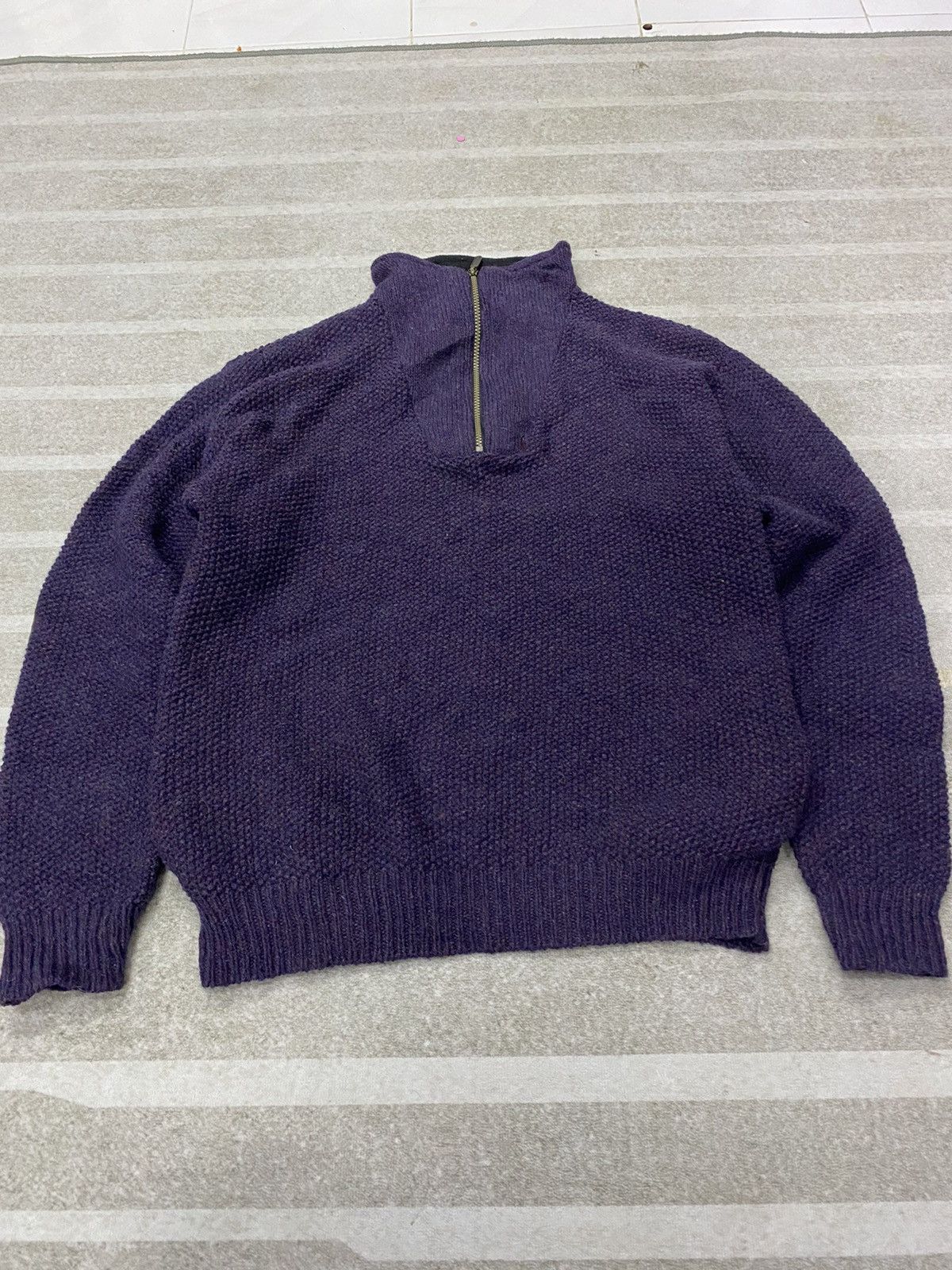 Rei × Vintage Vintage Rei Half Zipper Crochet Sweater Size US S / EU 44-46 / 1 - 3 Thumbnail