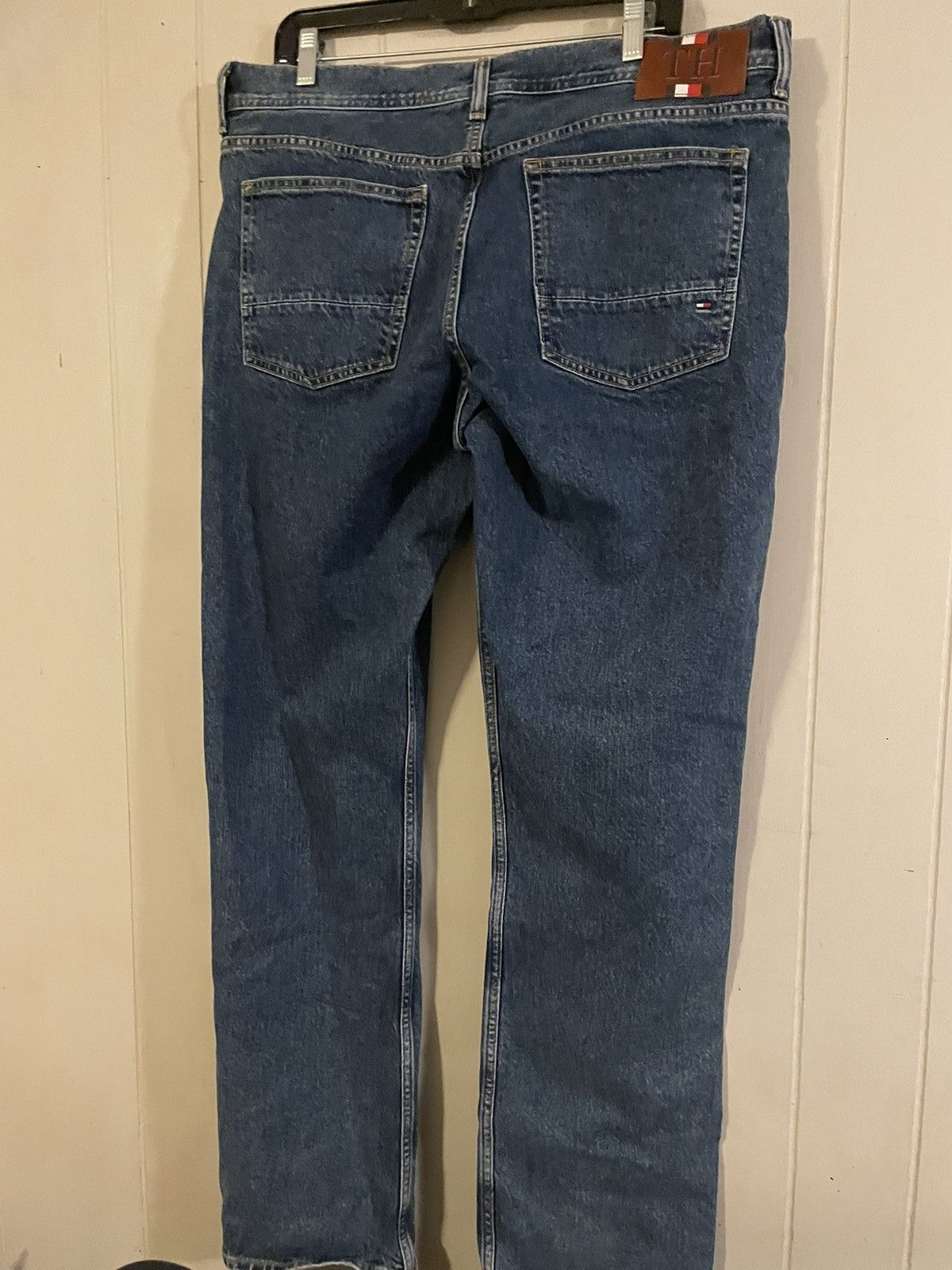 Tommy Hilfiger Tommy Hilfiger Mercer Jeans Dark Wash Straight Leg 38/34 Size US 38 / EU 54 - 6 Thumbnail
