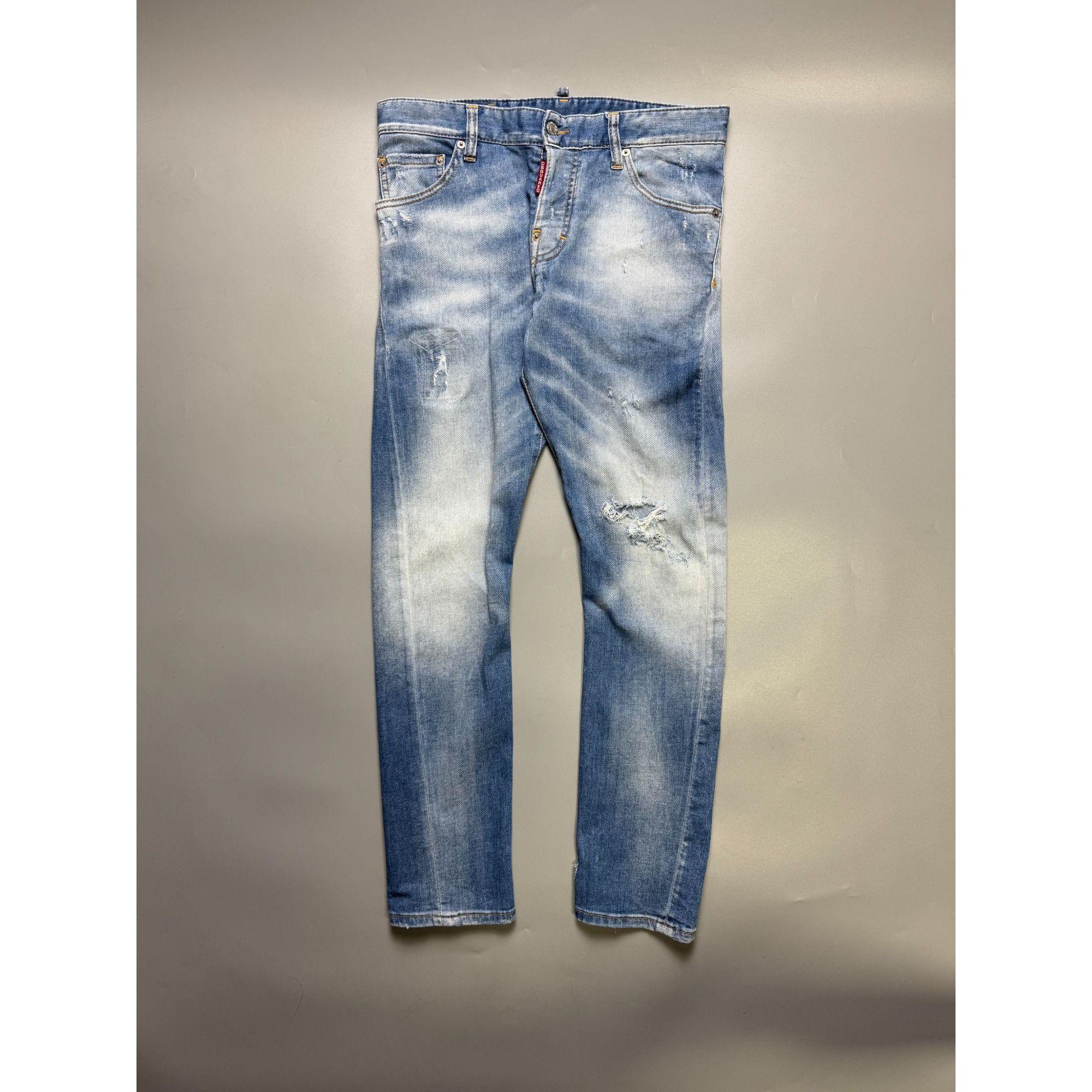 Dsquared2 Dsquared2 Vintage Skinny Distressed Denim Jeans (Y1106) Size US 30 / EU 46 - 1 Thumbnail