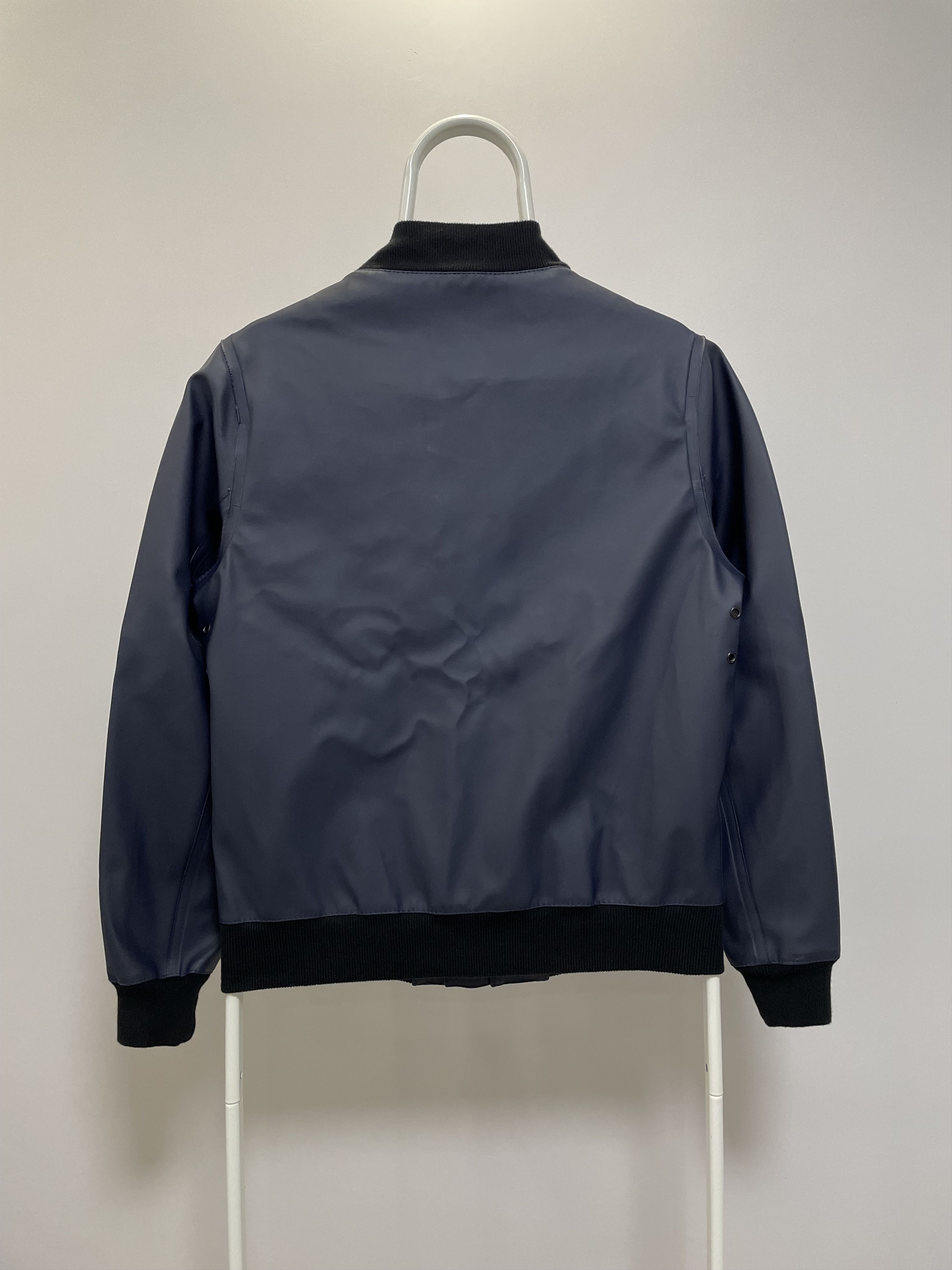 Stutterheim STUTTERHEIM Vastertorp Bomber Jacket Rain Coat Navy Men's Size US XXS / EU 40 - 5 Thumbnail