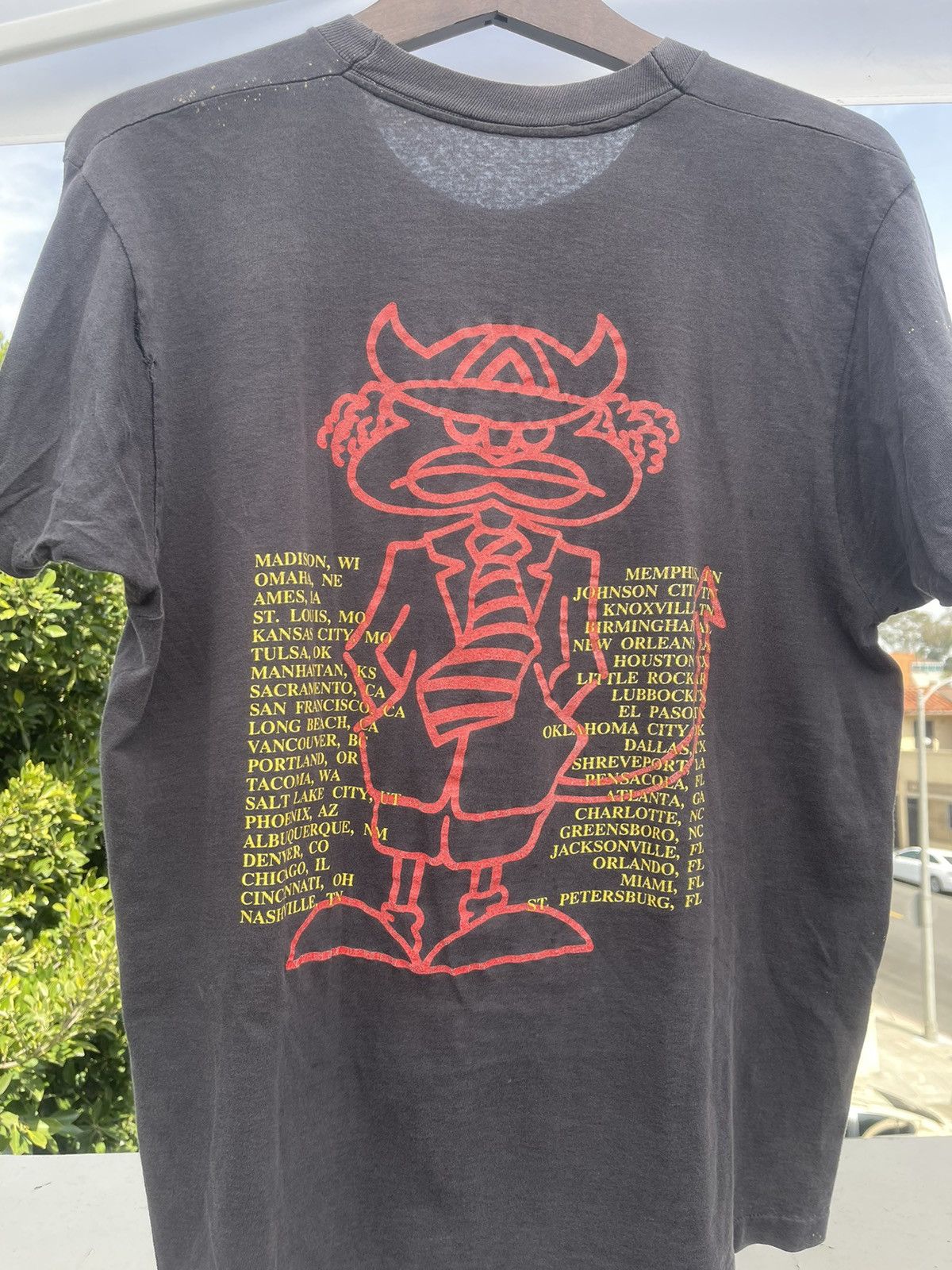 Band Tees Vintage 1990 Faded ACDC Band Tee Size US L / EU 52-54 / 3 - 6 Thumbnail