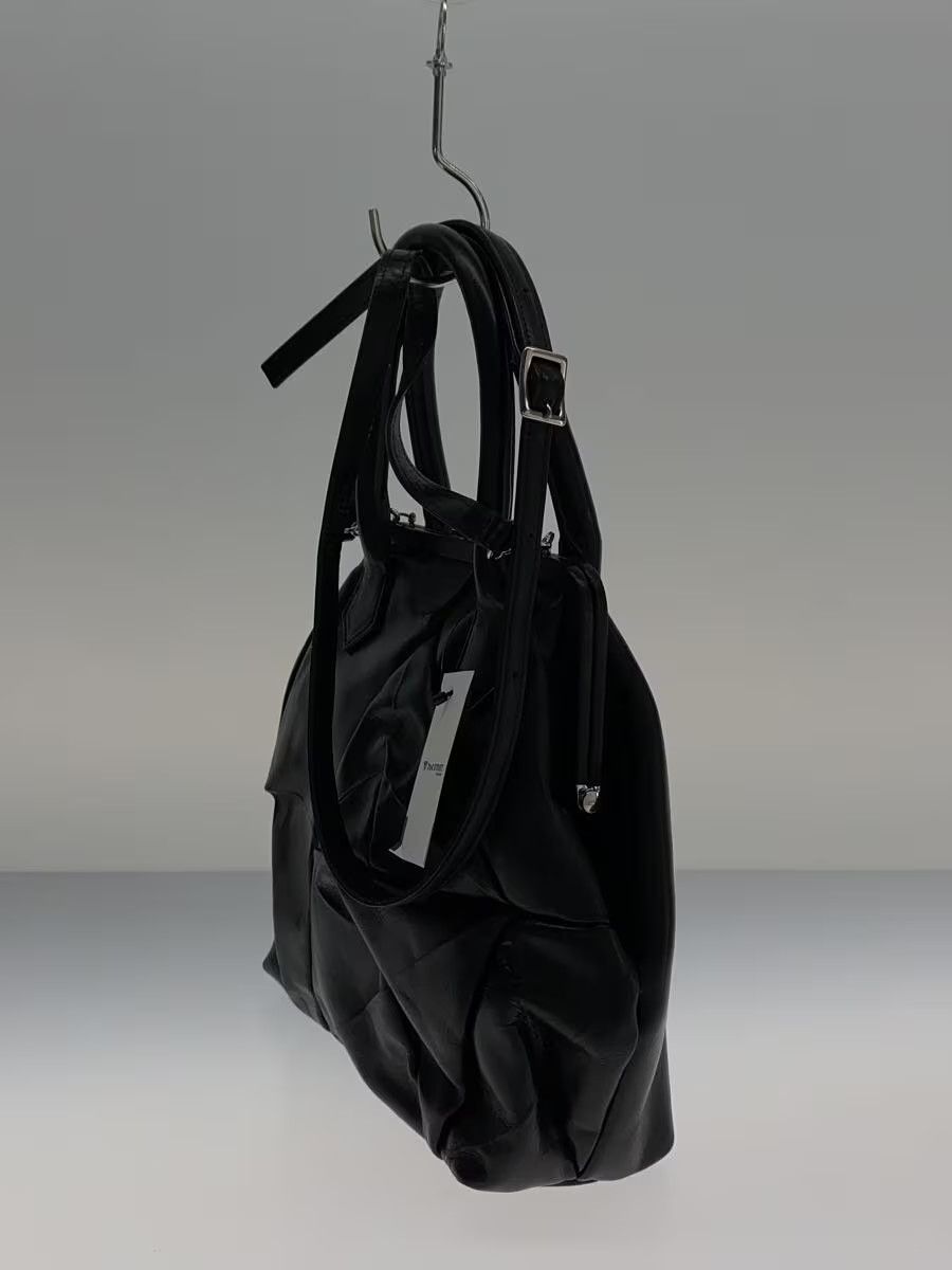 Yohji Yamamoto Y’s yohji yamamoto SEMI-GLOSS LEATHER 3D BAG Size ONE SIZE - 2 Thumbnail