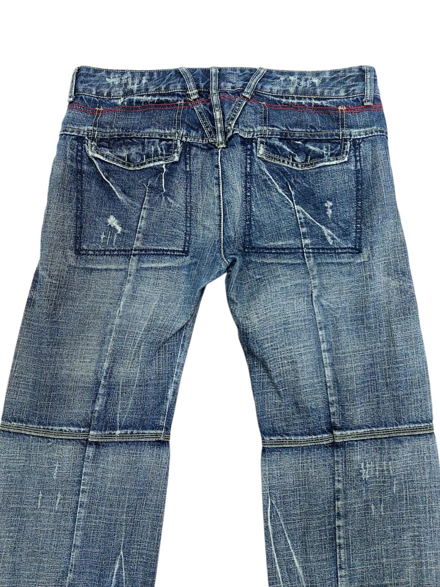 Vintage 🔥Beast Vintage Rugged Denim Baggy Style Size US 36 / EU 52 - 10 Thumbnail