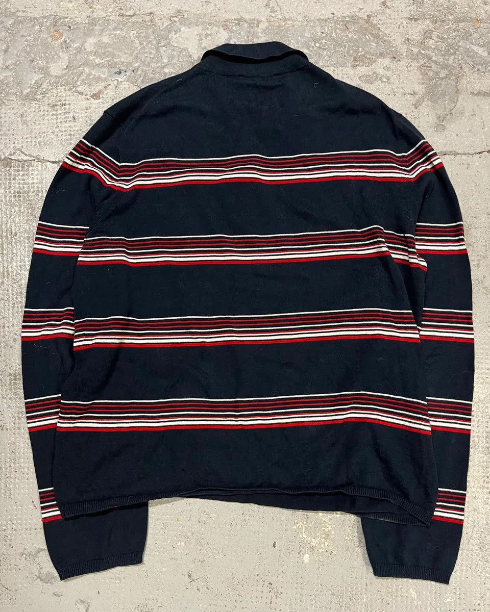 Prada 2000s Prada Navy Red & White Striped Polo Size US M / EU 48-50 / 2 - 7 Thumbnail