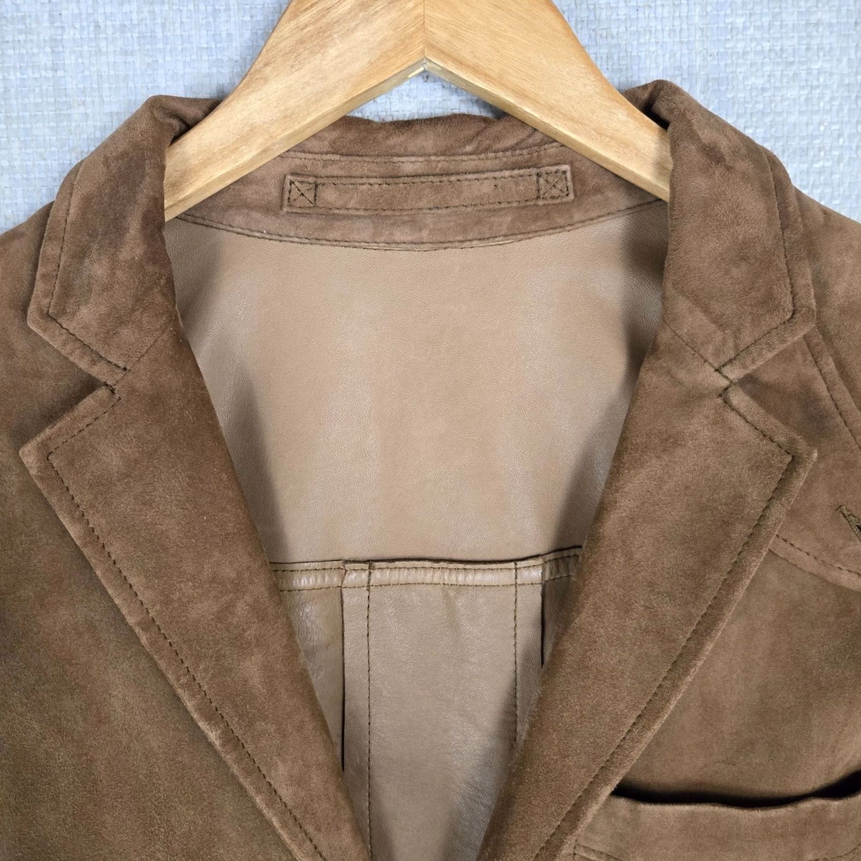 Polo Ralph Lauren Polo Ralph Lauren Jacket Mens S Brown Size 38R Soft Suede Hacking Lapels Leather Size US S / EU 44-46 / 1 - 5 Thumbnail