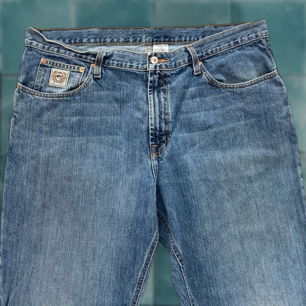 Vintage Cinch White Label Jeans Mens 40x32 Relaxed Straight Blue Denim Western Cowboy Shirt Size US 40 / EU 56 - 1 Thumbnail